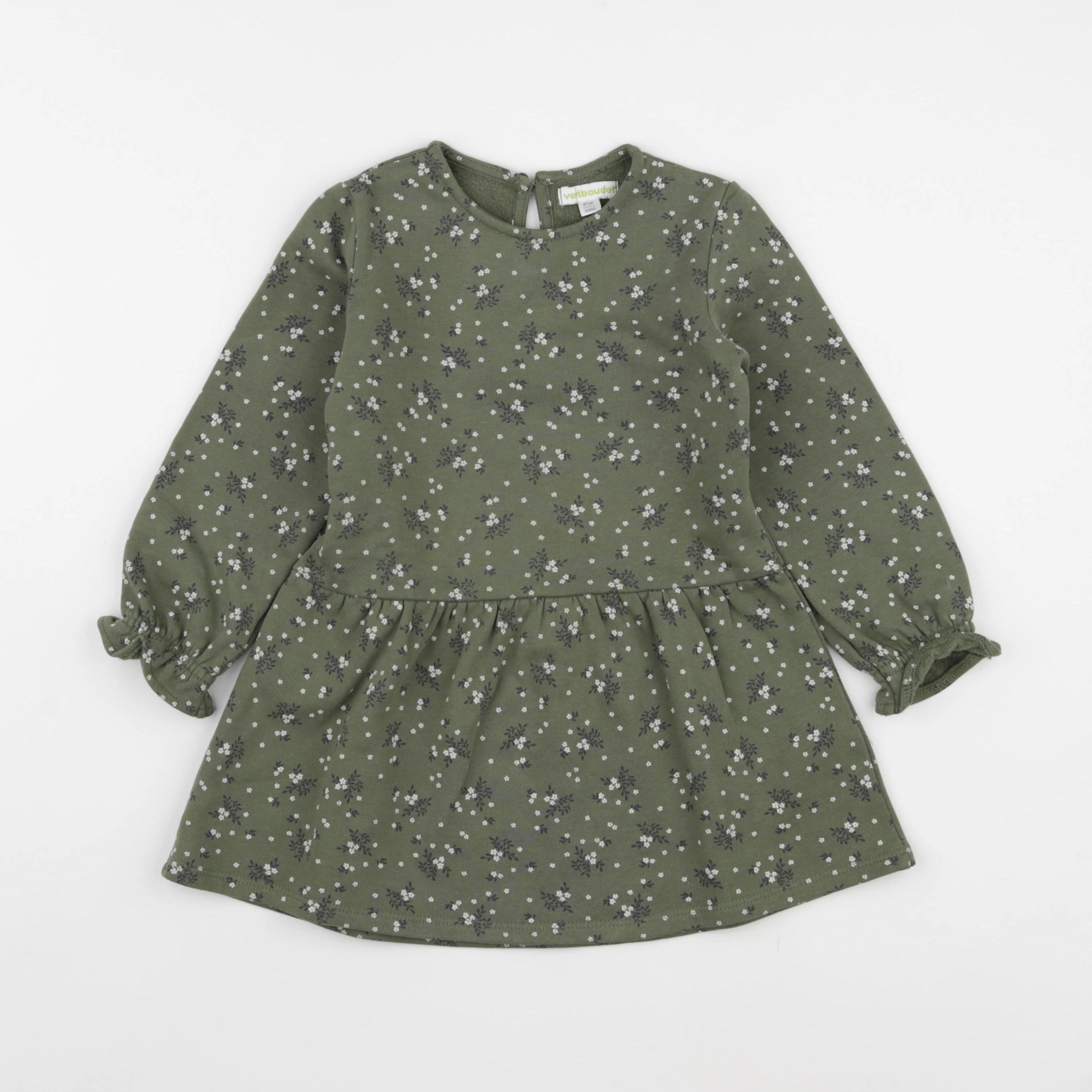 Vertbaudet - robe vert - 3 ans