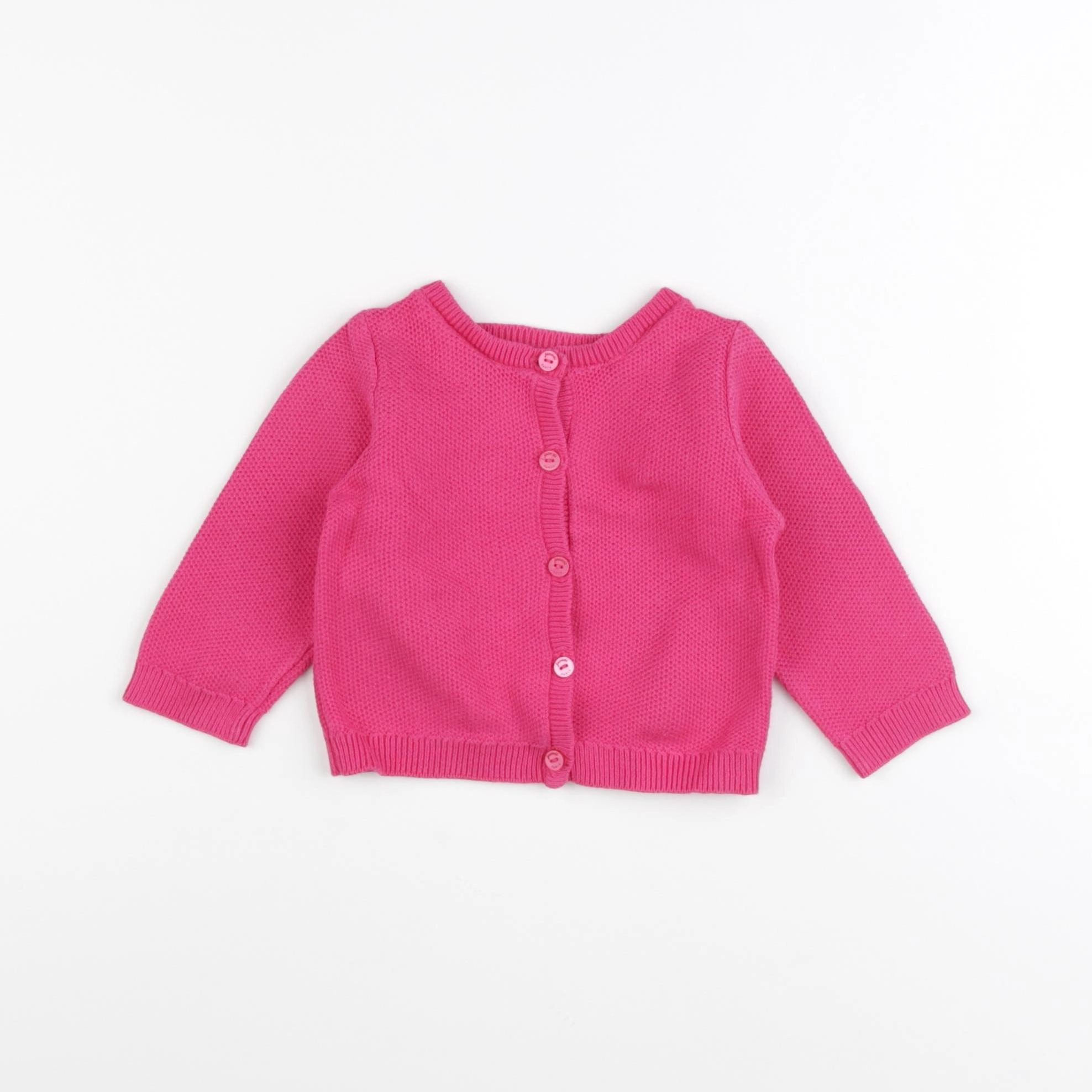Jacadi - gilet rose - 12 mois