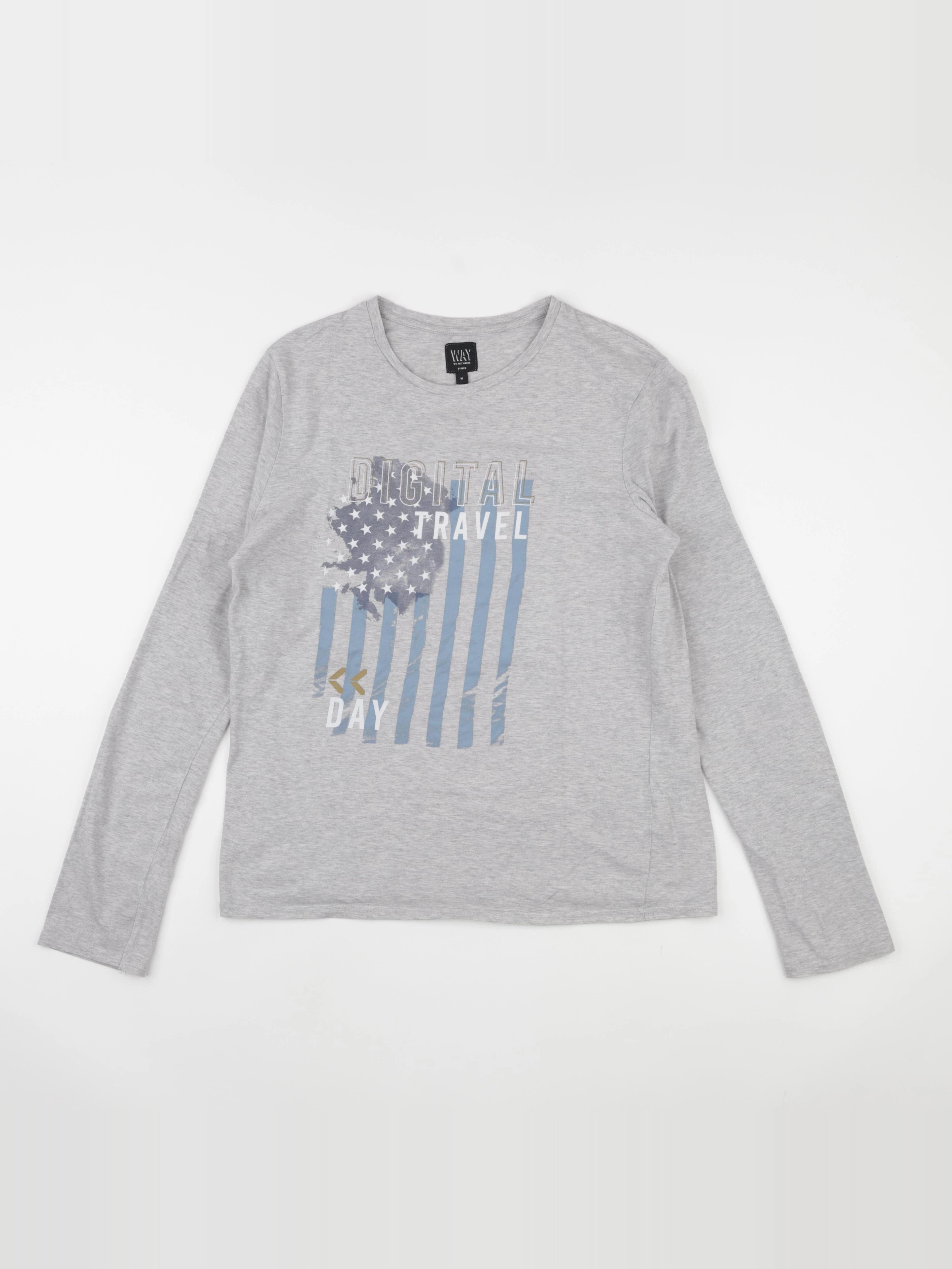 IKKS - tee-shirt gris - 16 ans