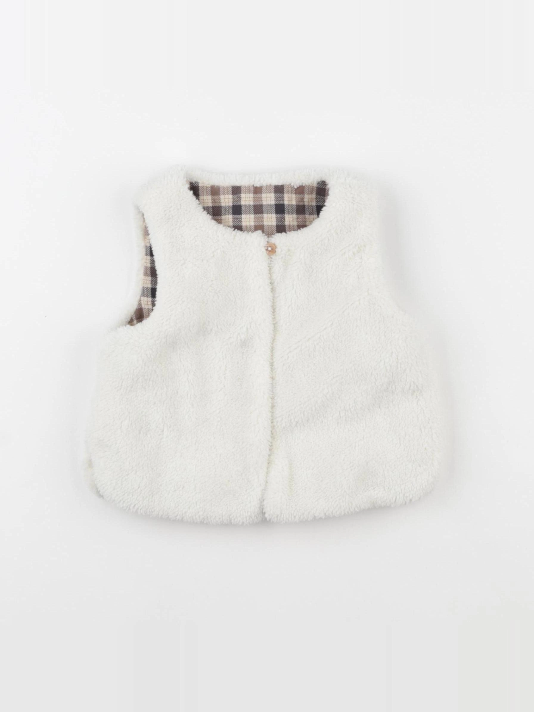 Tape à l'oeil - gilet beige - 12 mois