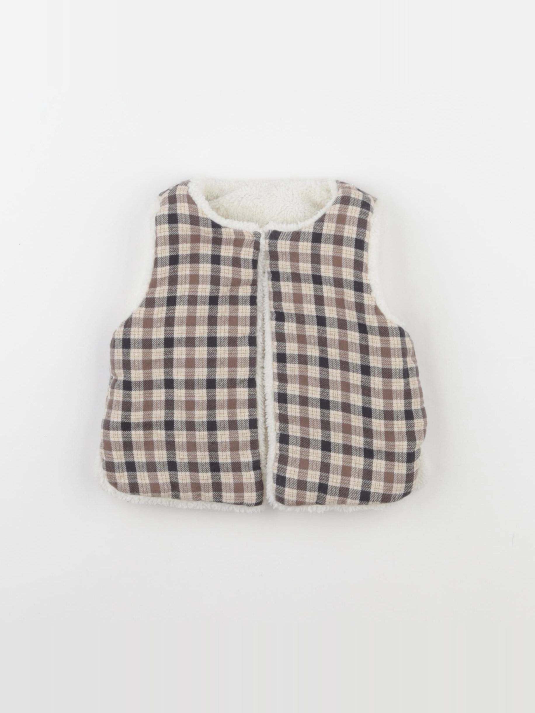 Tape à l'oeil - gilet beige - 12 mois