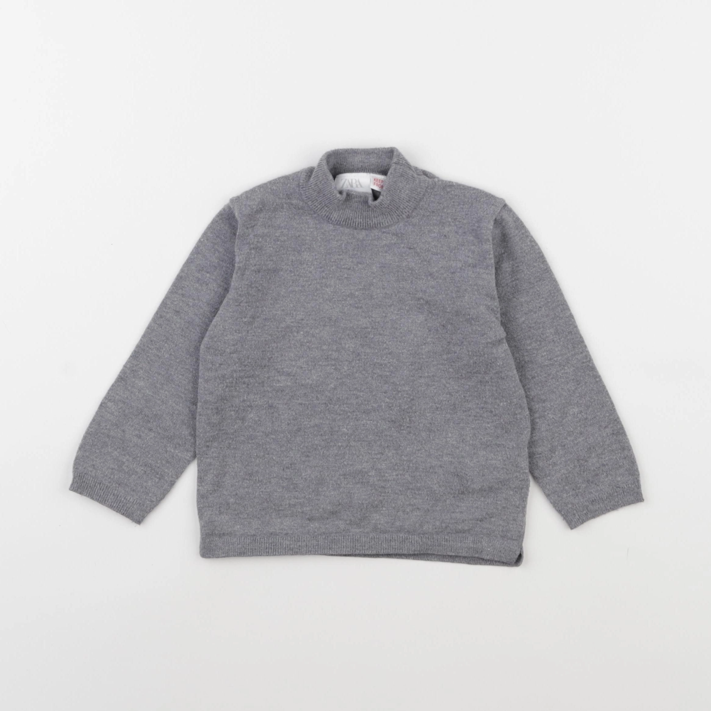 Zara - pull gris - 18 mois