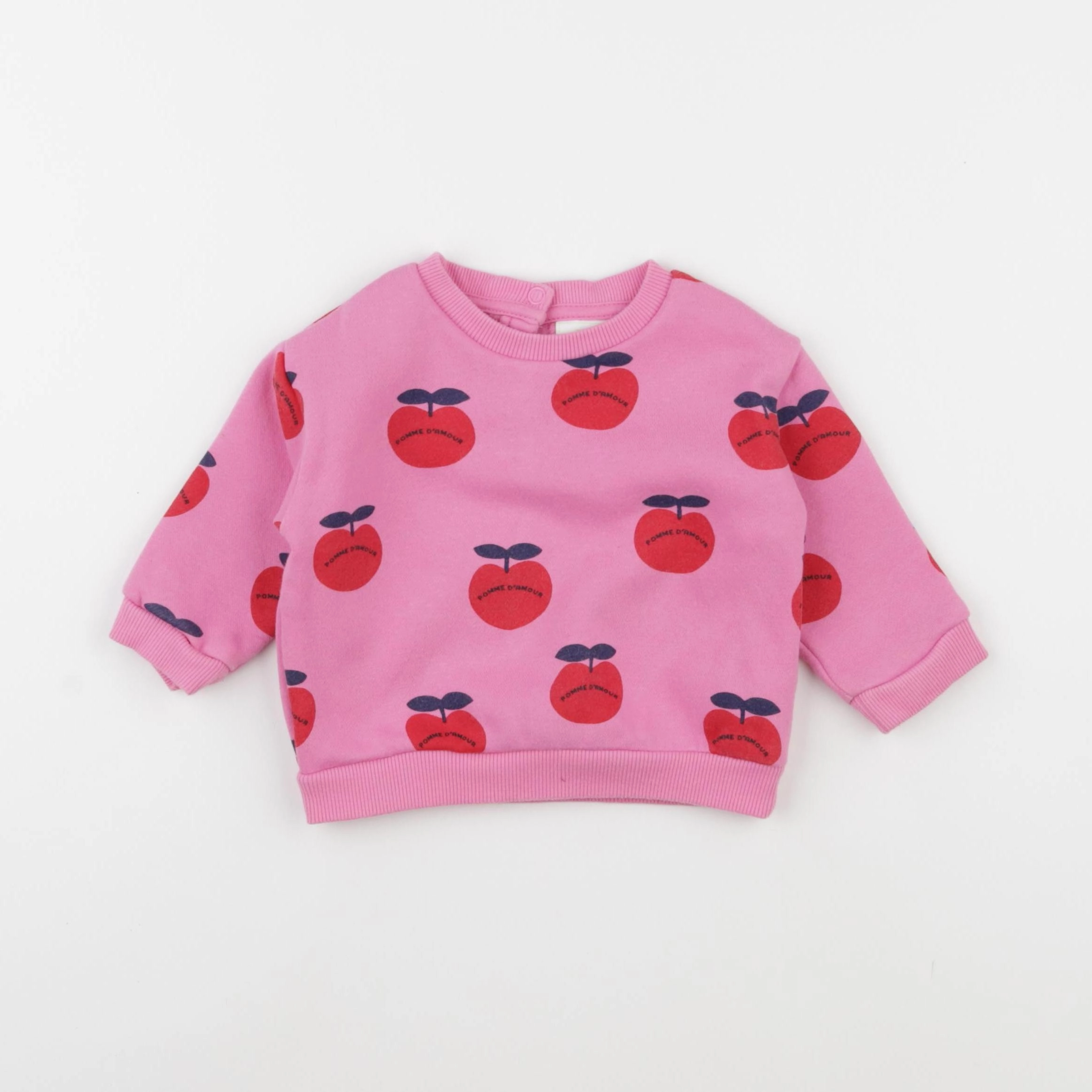 Tape à l'oeil - sweat rose - 12 mois