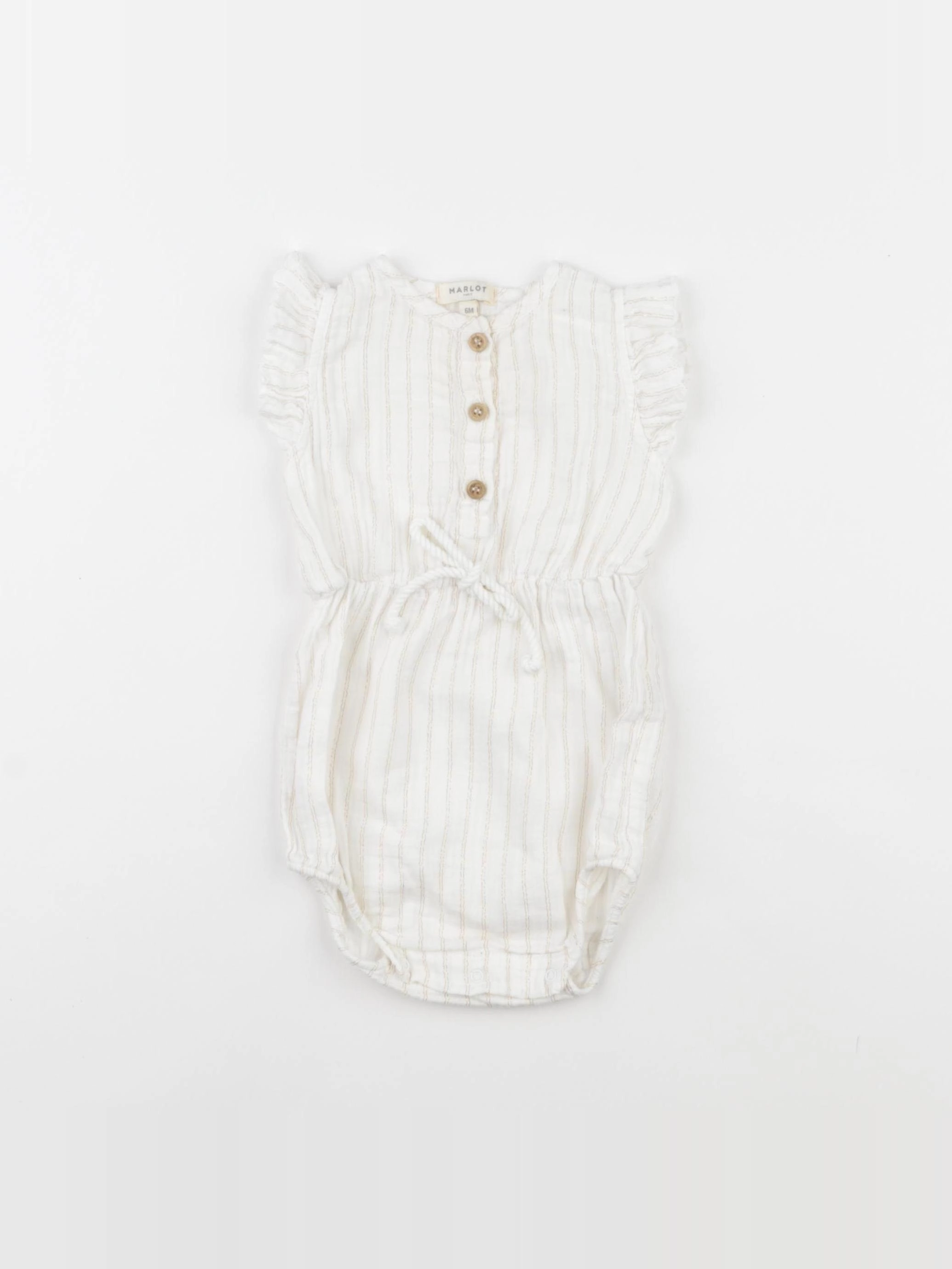 Marlot Paris - combinaison blanc - 6 mois