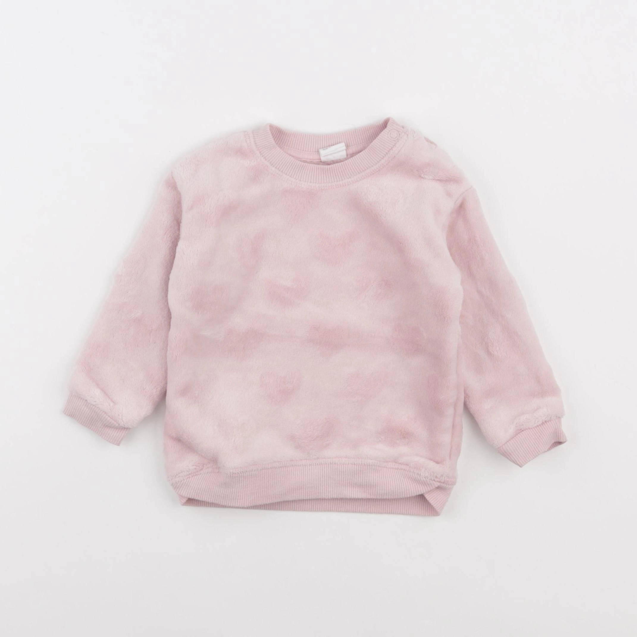 H&M - polaire rose - 9/12 mois