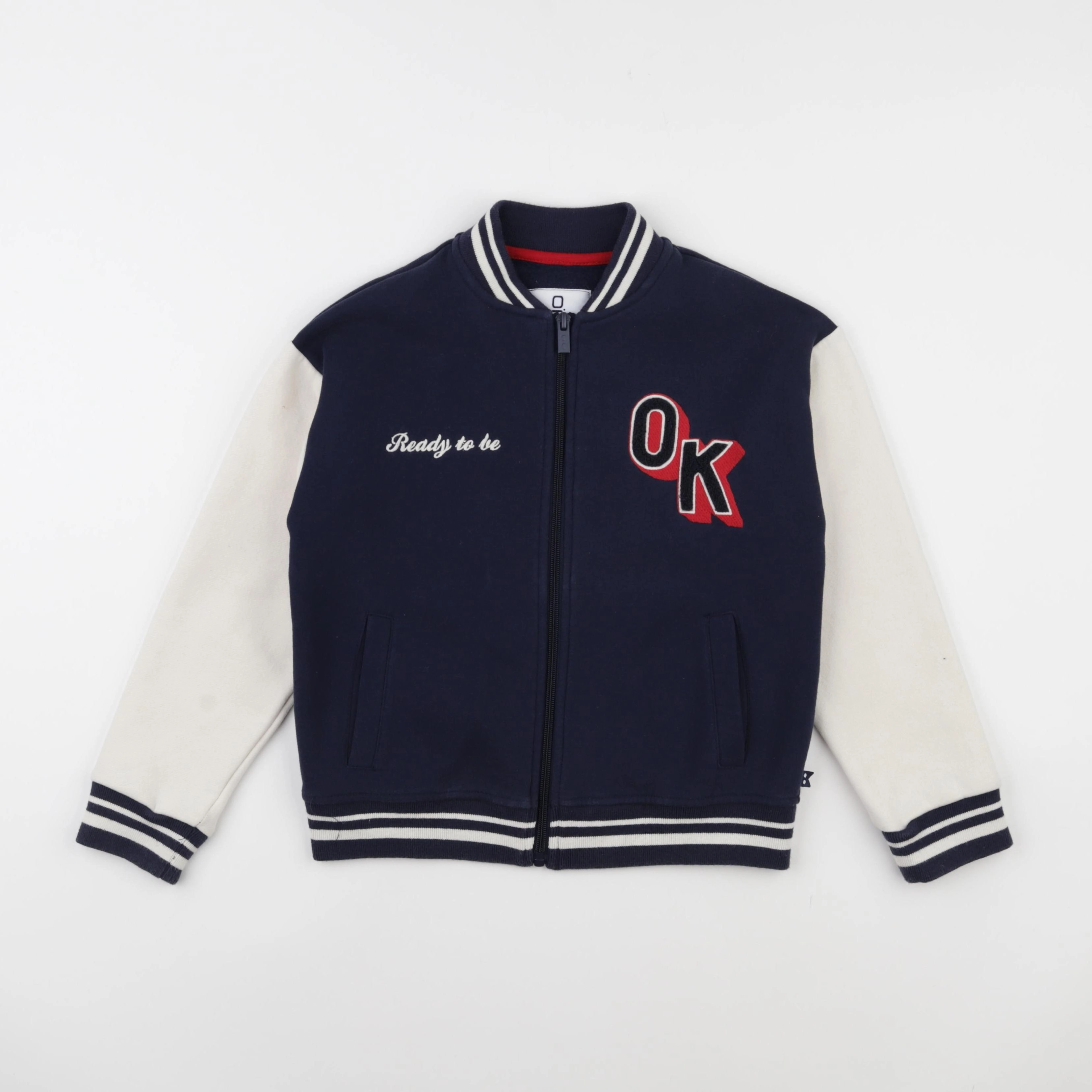 Okaidi - sweat bleu - 8 ans