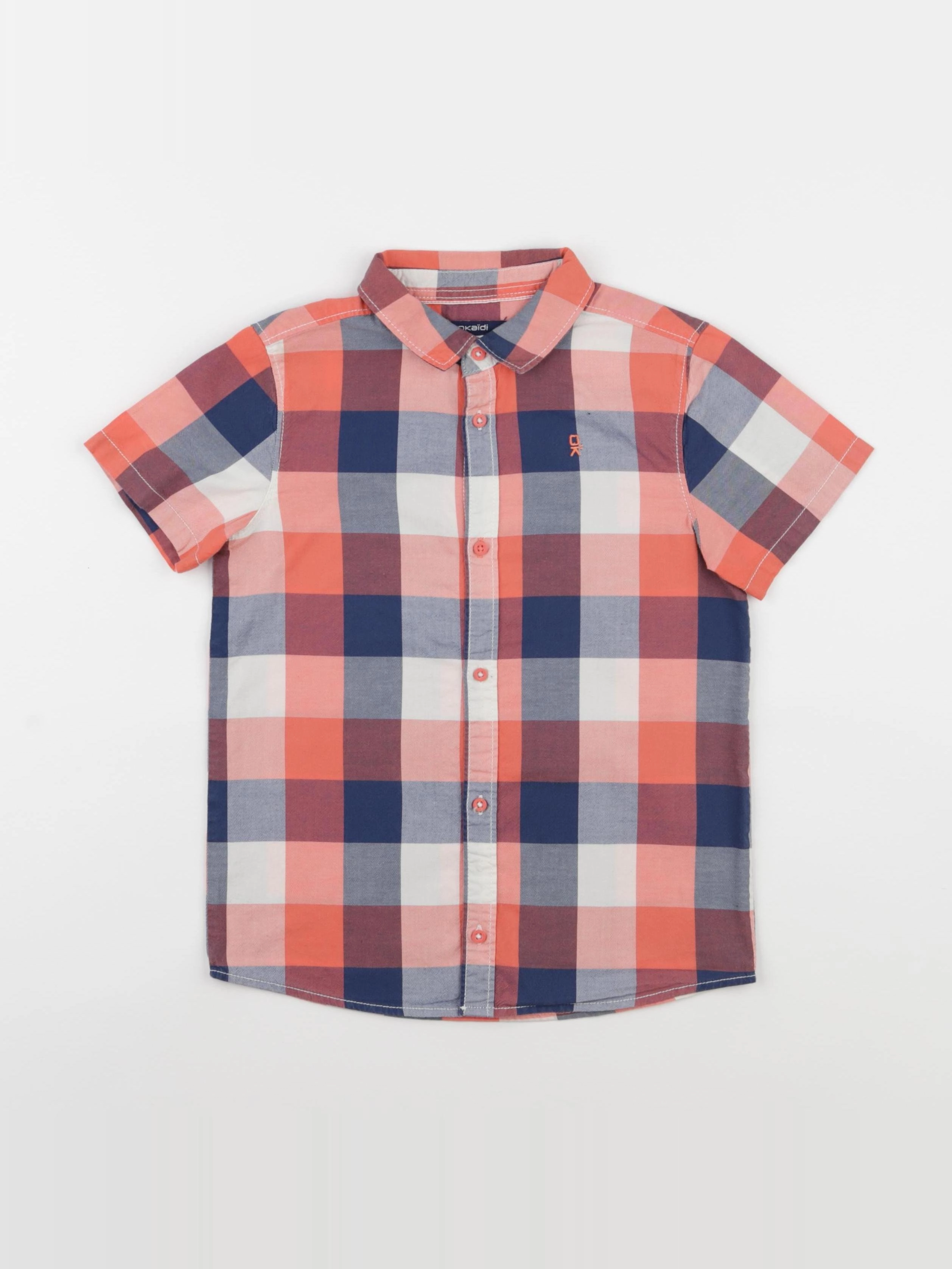 Okaidi - chemise orange - 6 ans