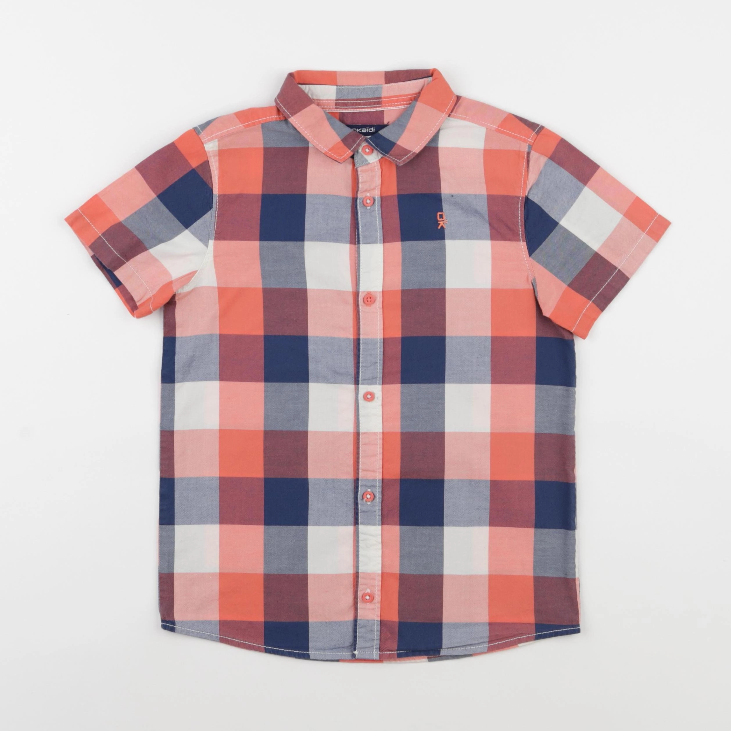 Okaidi - chemise orange - 6 ans