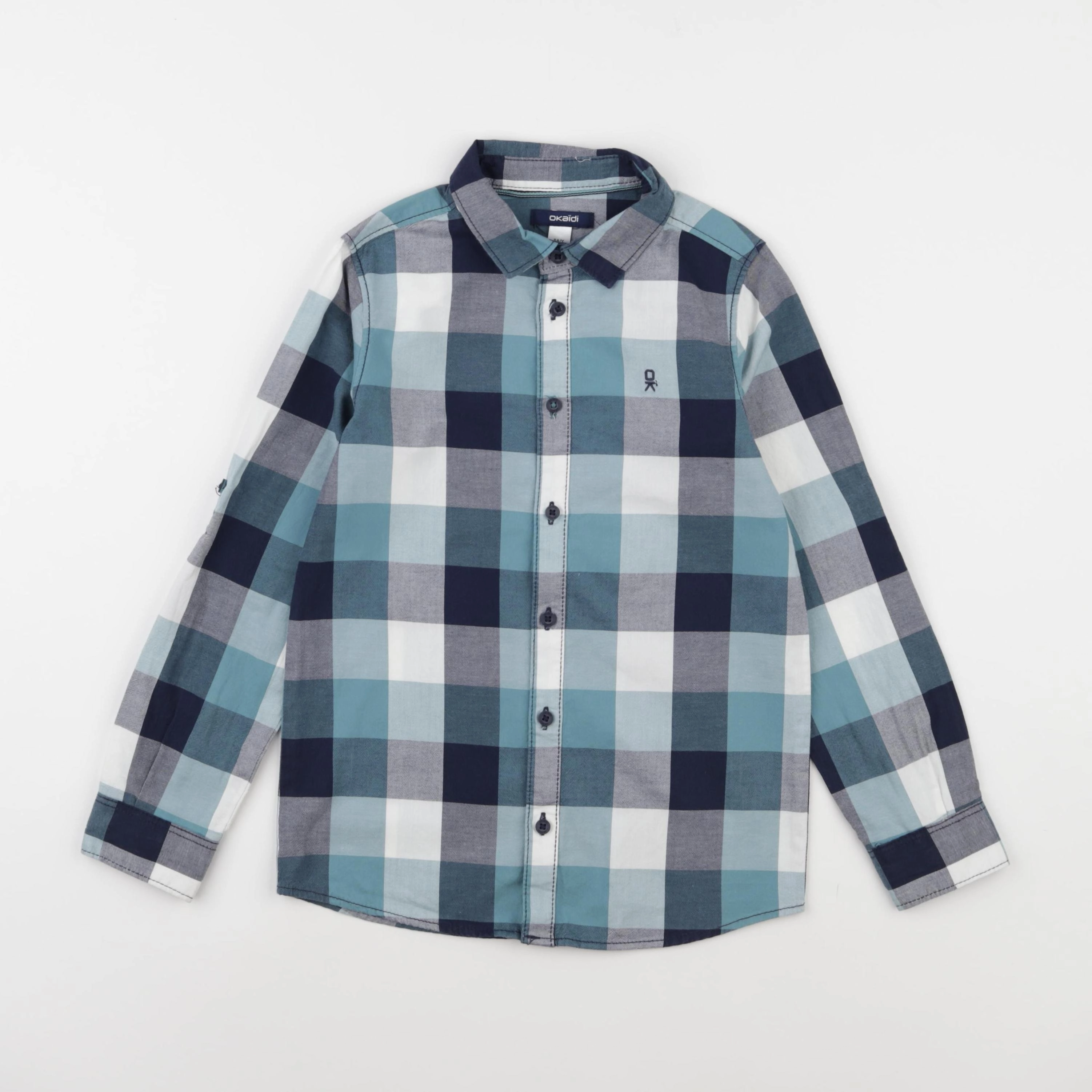 Okaidi - chemise vert - 8 ans