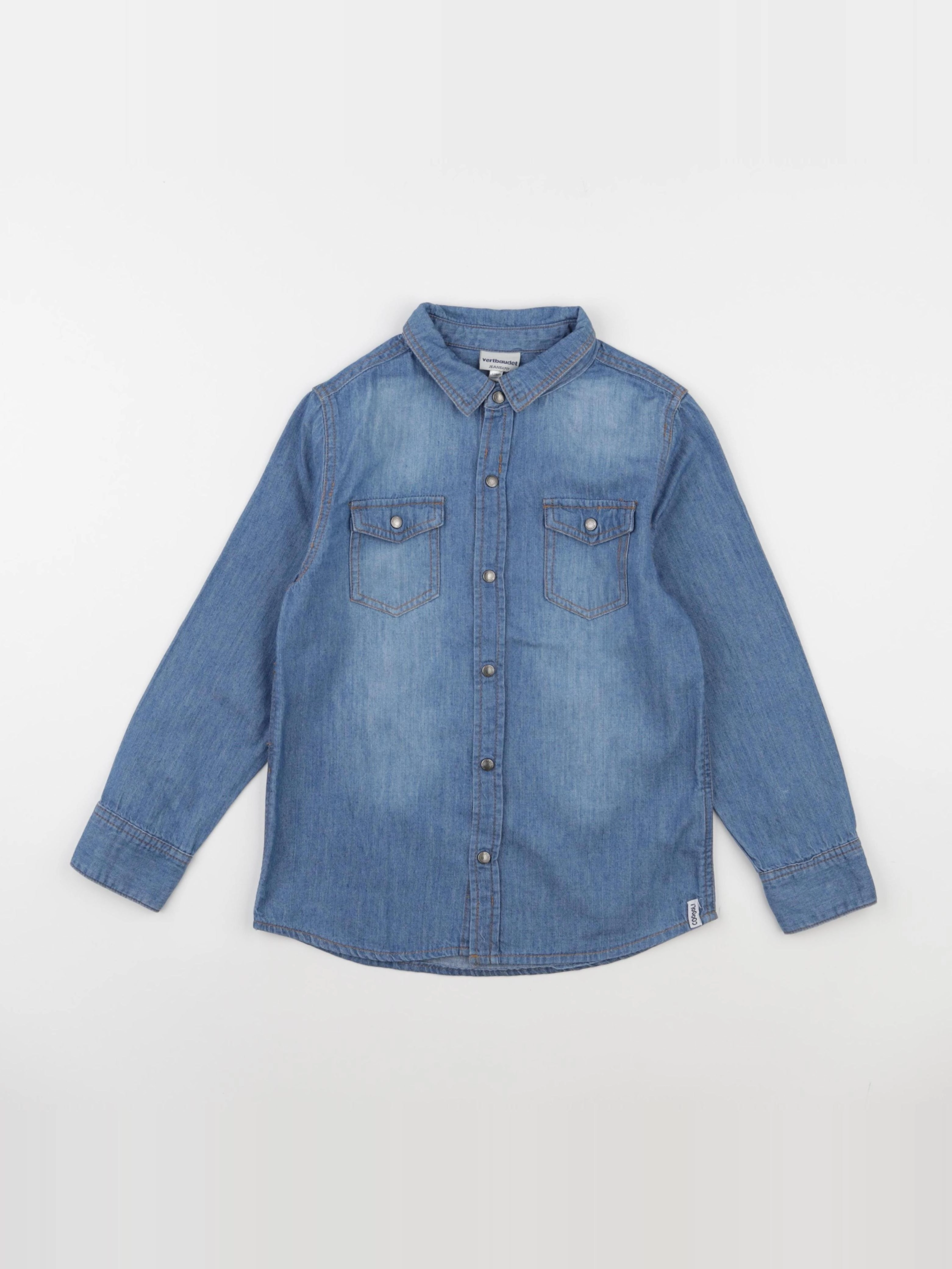 Okaidi - chemise bleu - 8 ans