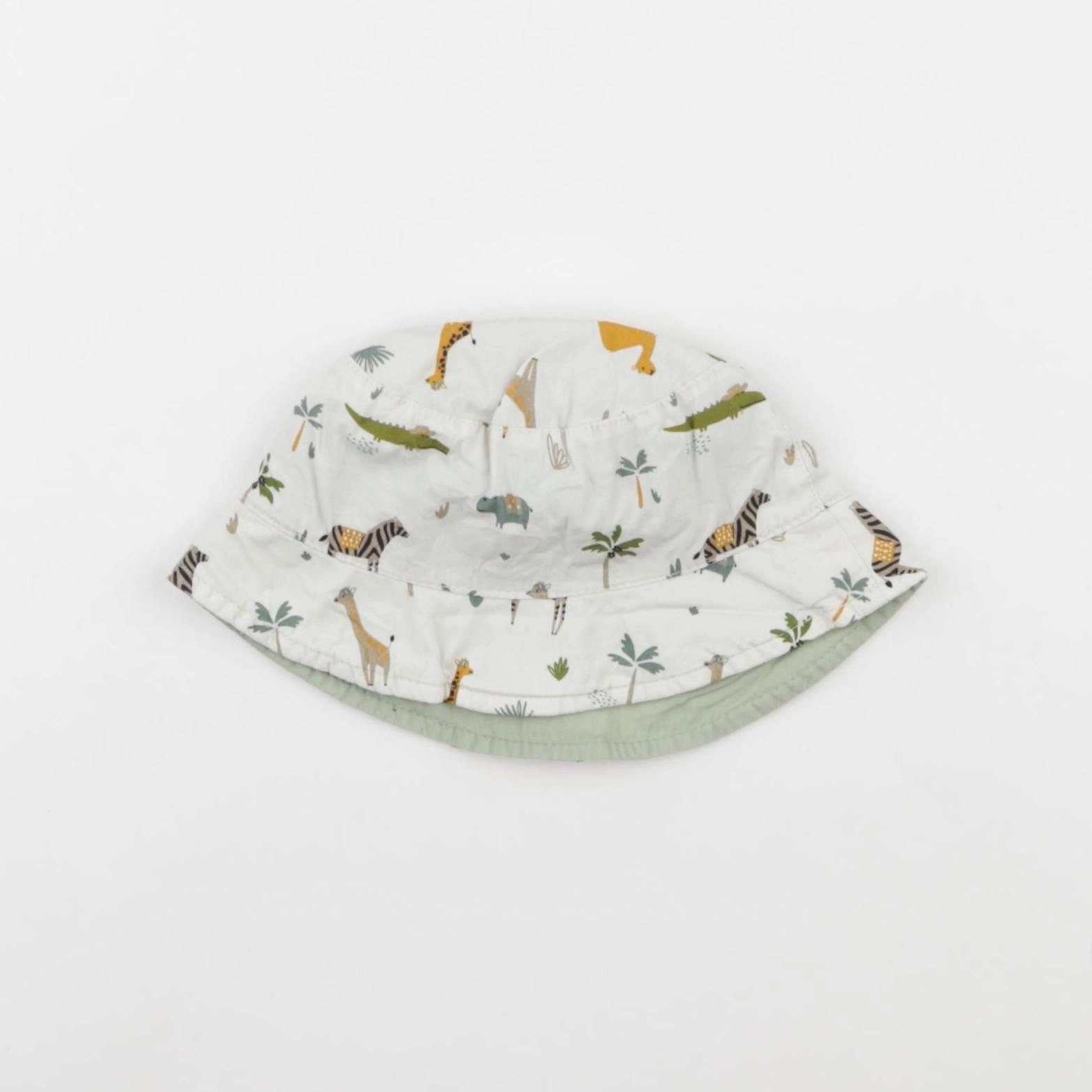 Vertbaudet - chapeau réversible multicolore - 12/18 mois