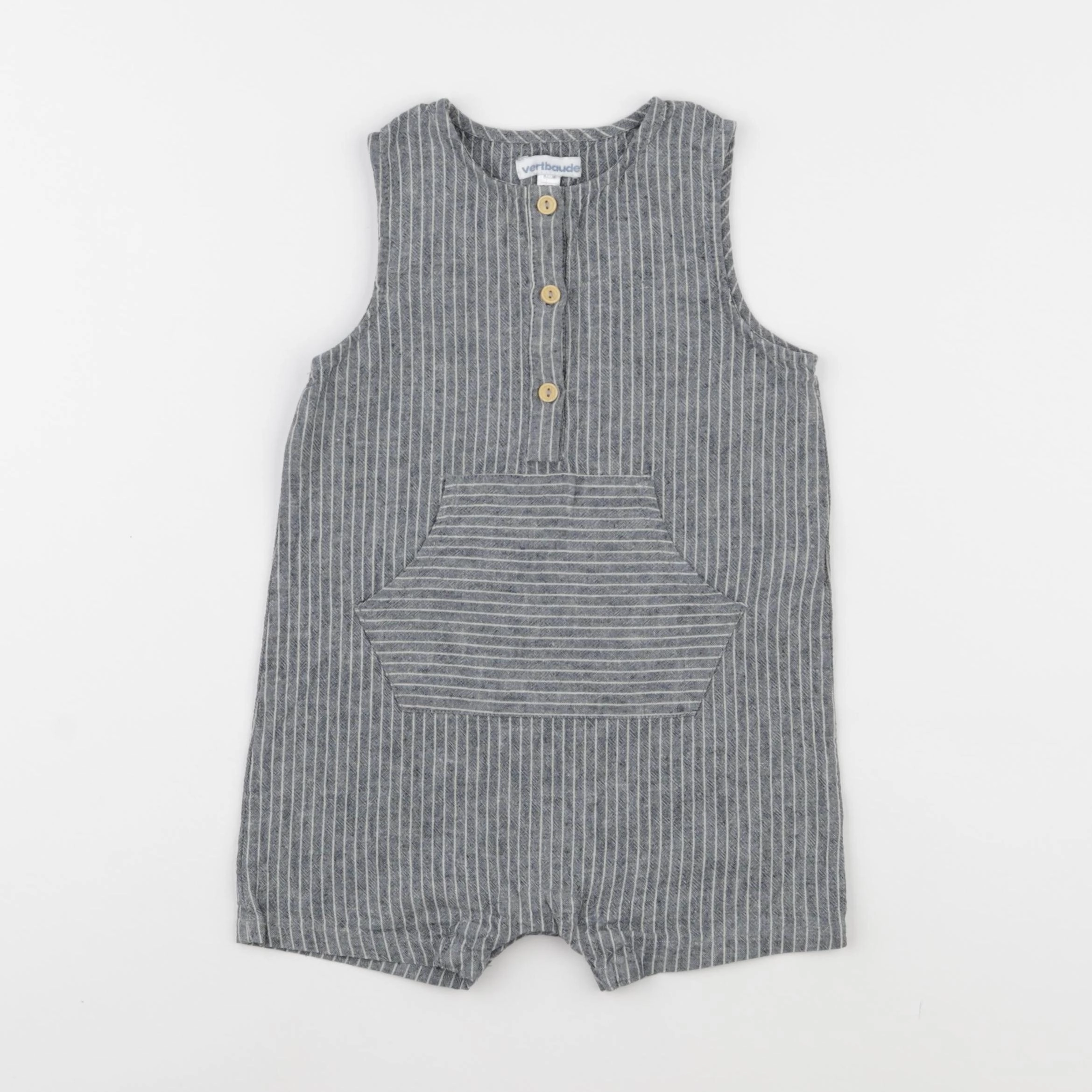 Vertbaudet - combinaison gris - 2 ans