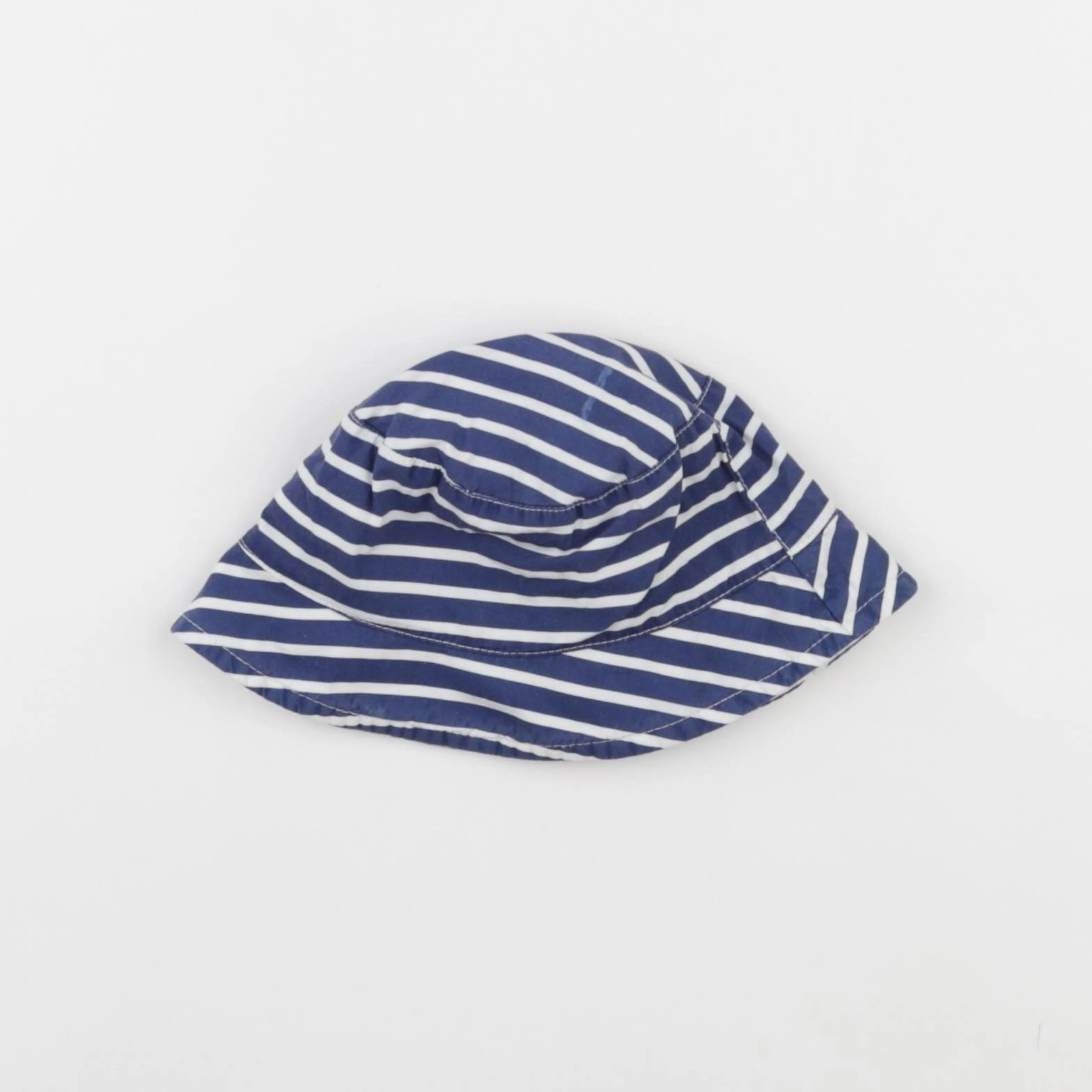 Vertbaudet - chapeau réversible bleu - 24 mois