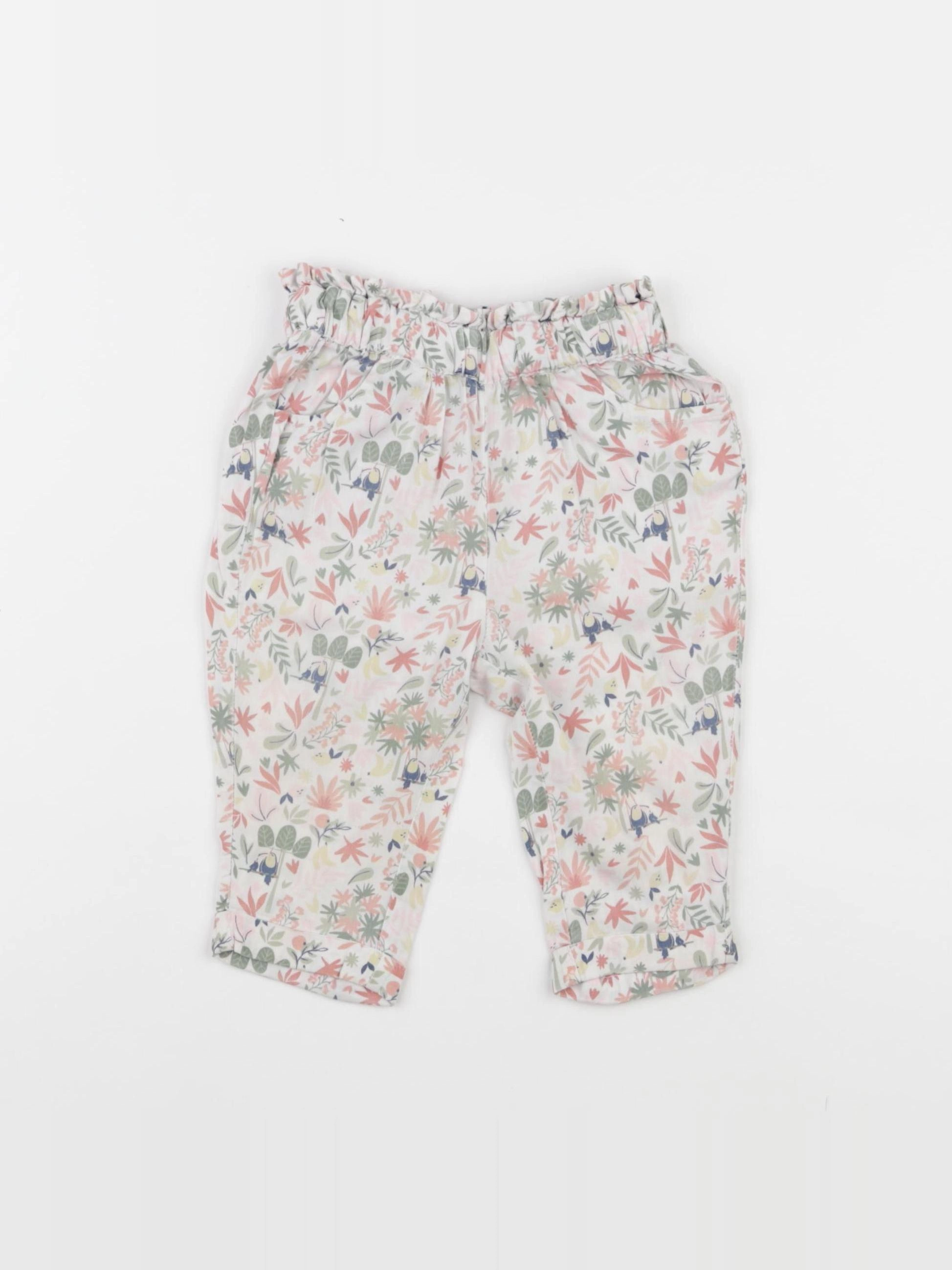 Tape à l'oeil - pantalon blanc - 6 mois