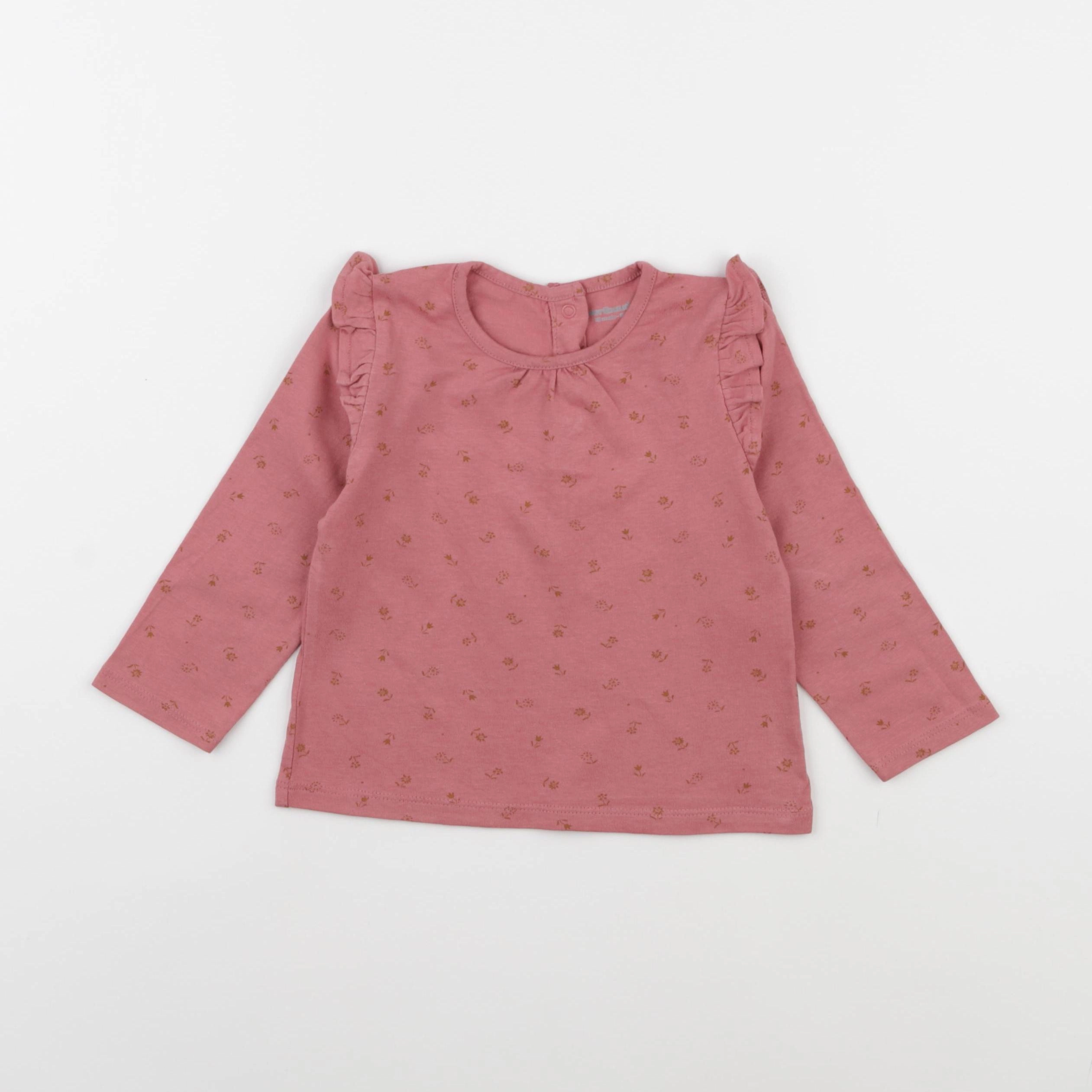 Vertbaudet - tee-shirt rose - 18 mois