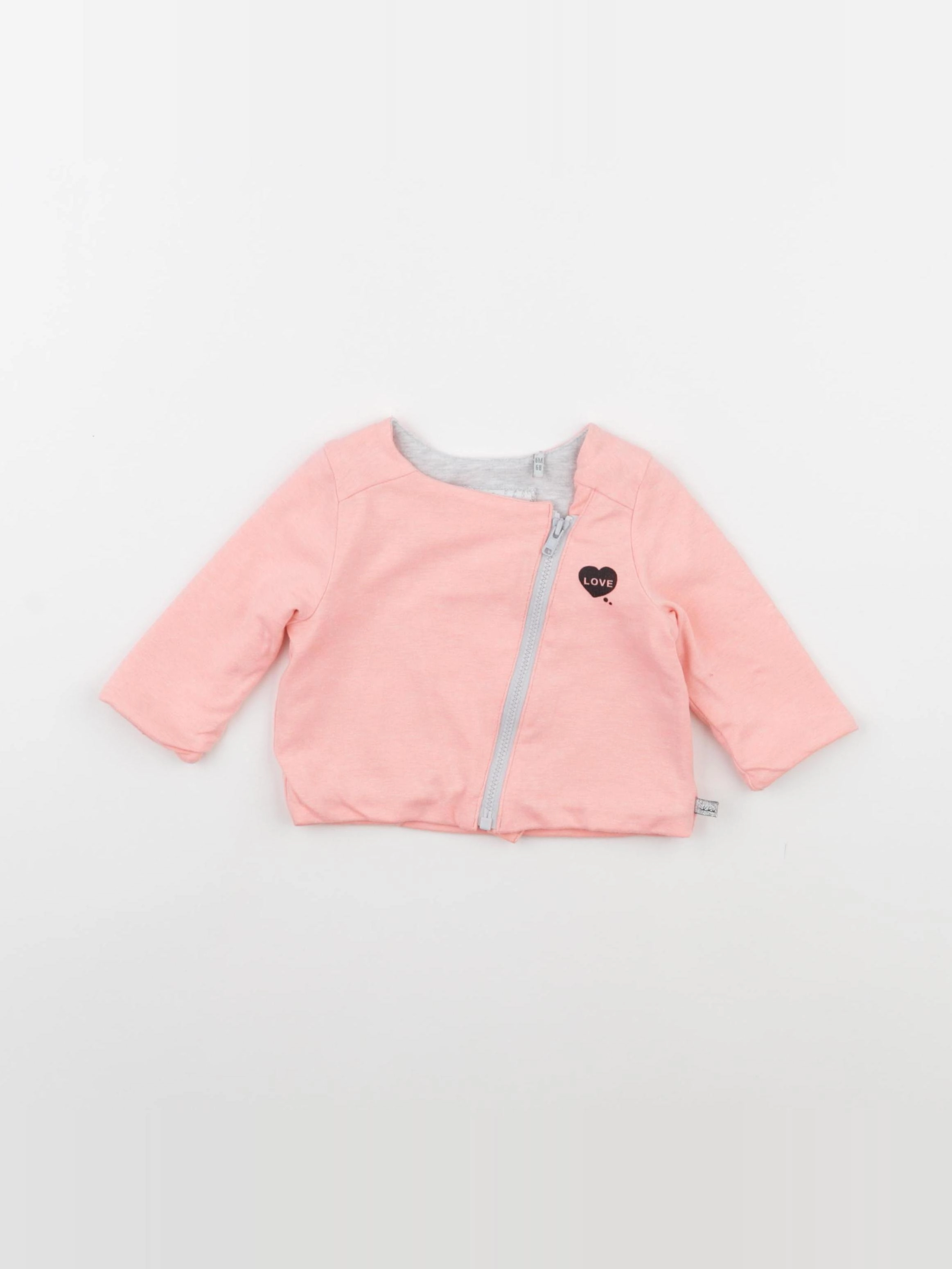 IKKS - sweat rose fluo - 6 mois