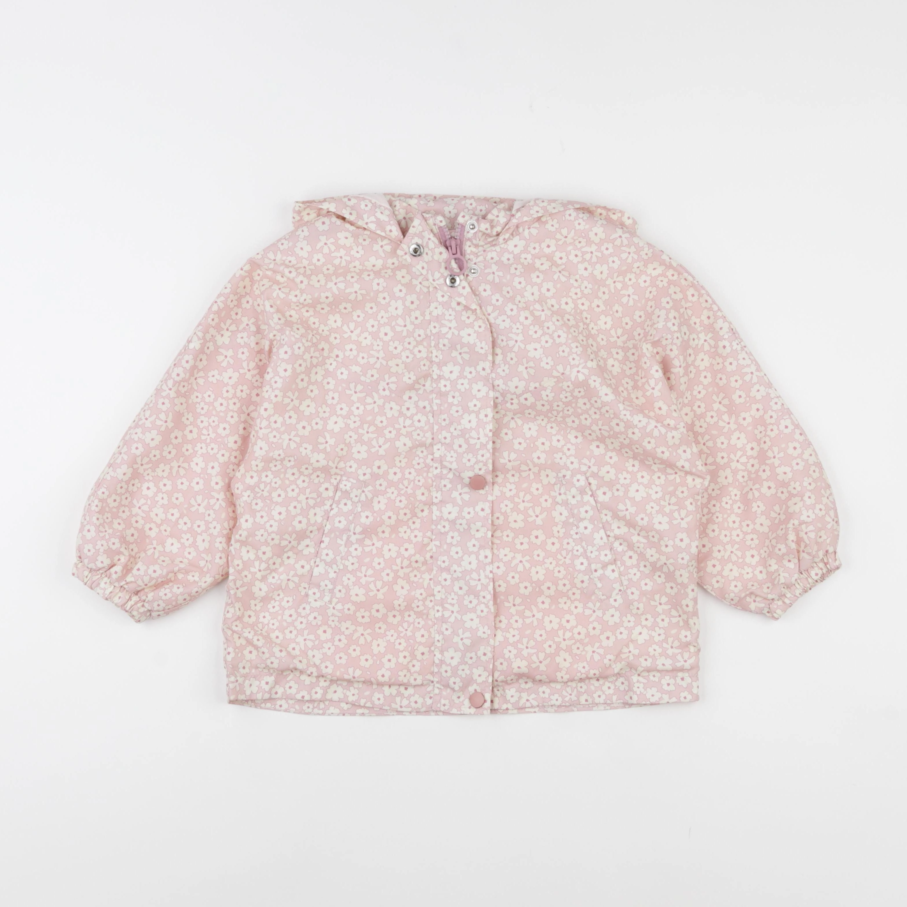 Zara - coupe-vent rose - 4/5 ans