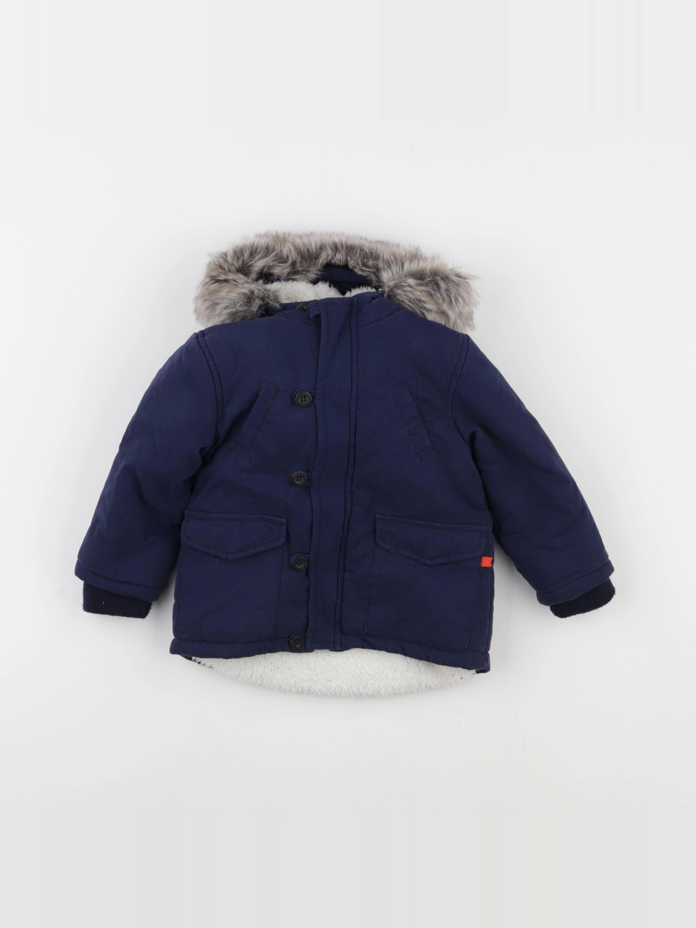 Cadet Rousselle - manteau bleu - 18 mois