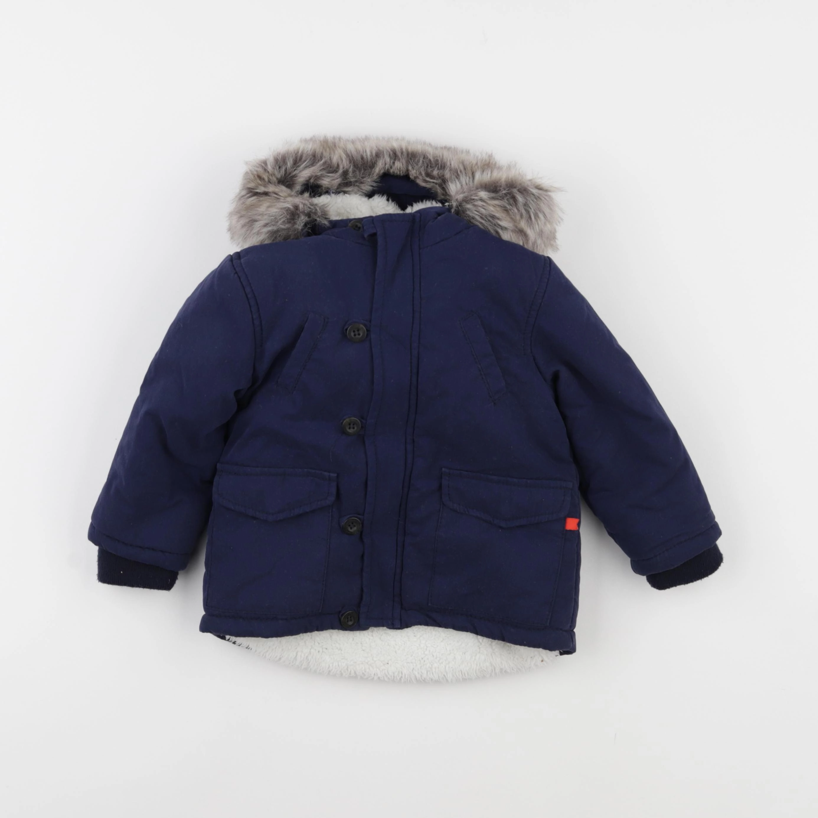 Cadet Rousselle - manteau bleu - 18 mois