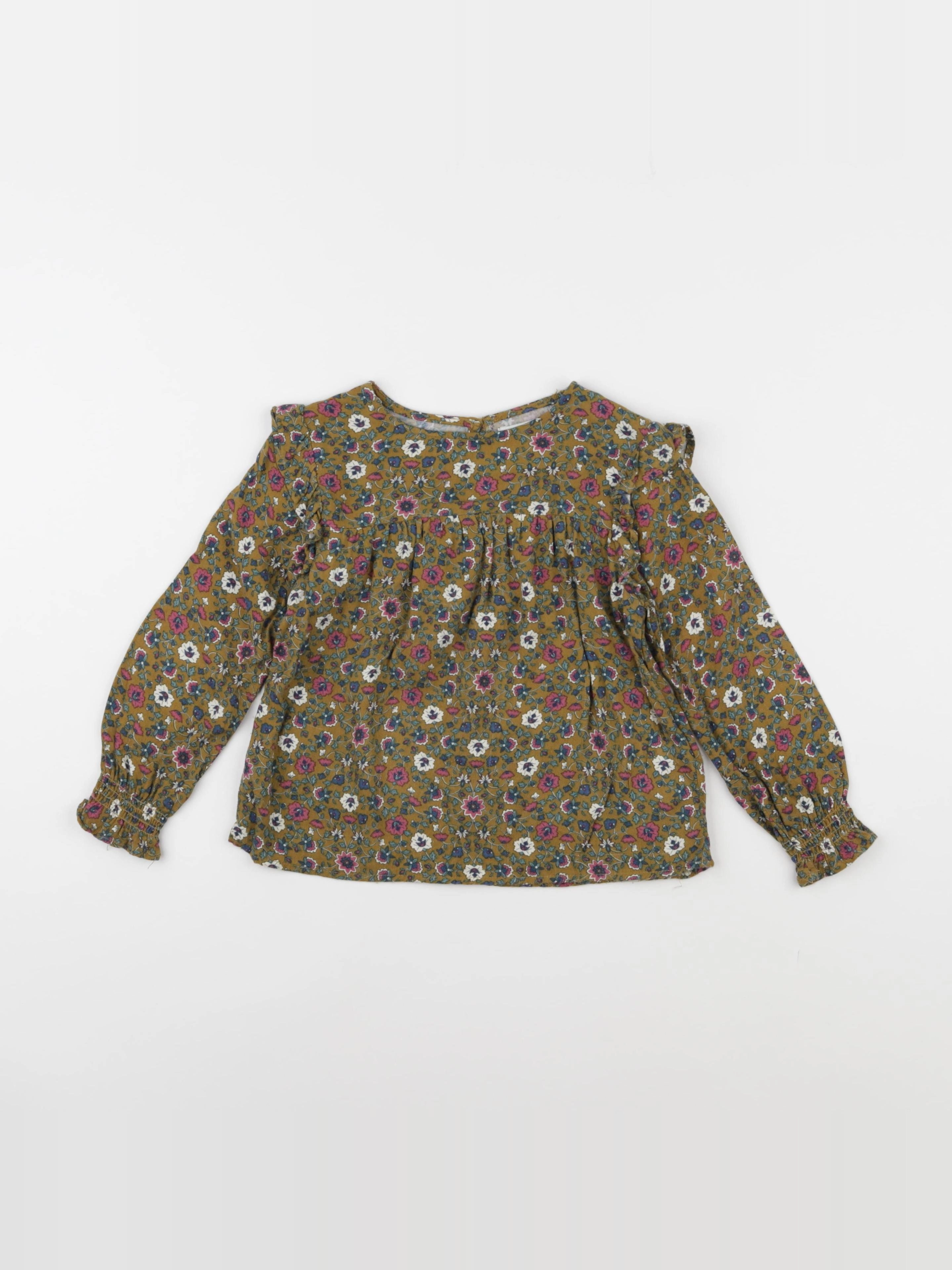 Vertbaudet - blouse vert - 4 ans