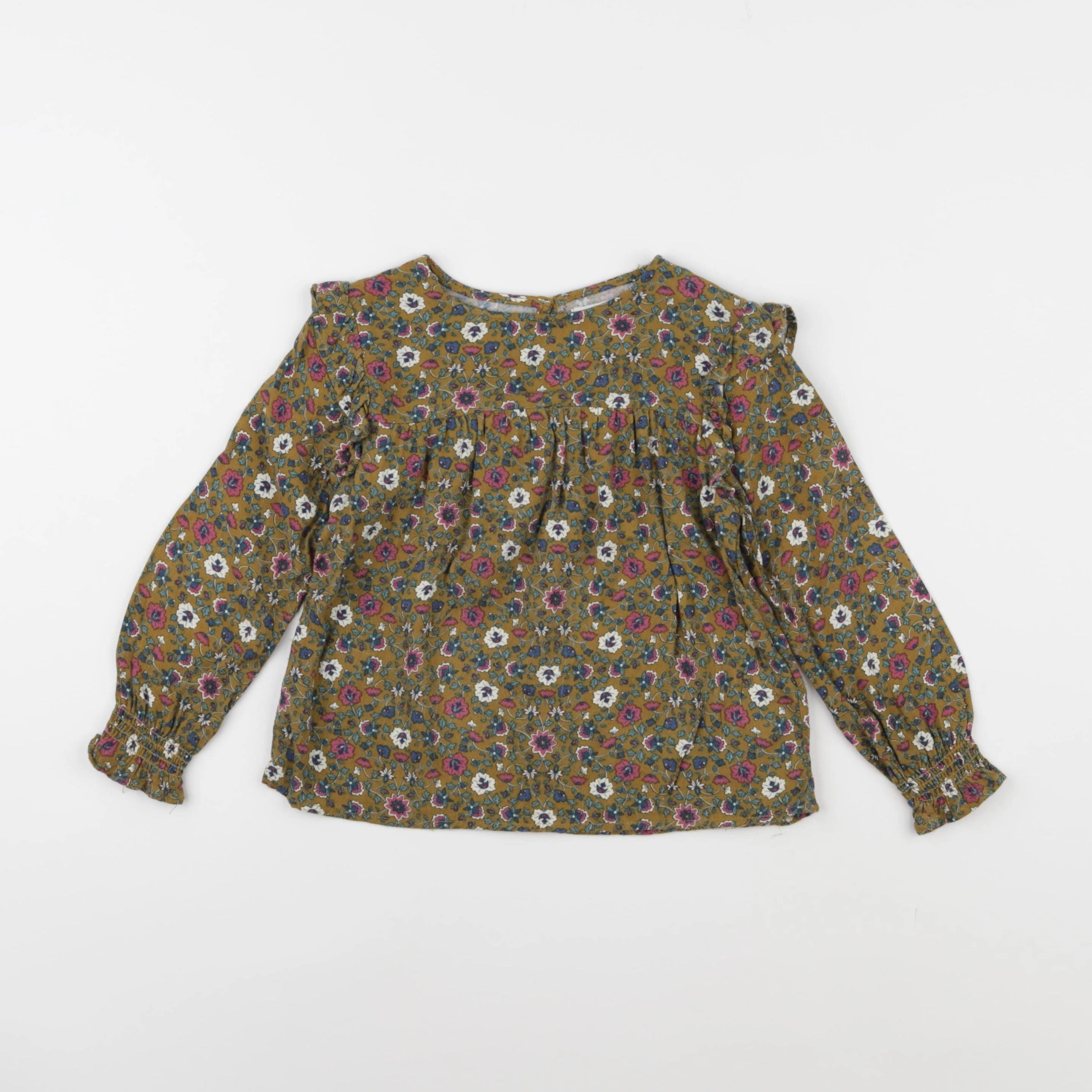 Vertbaudet - blouse vert - 4 ans
