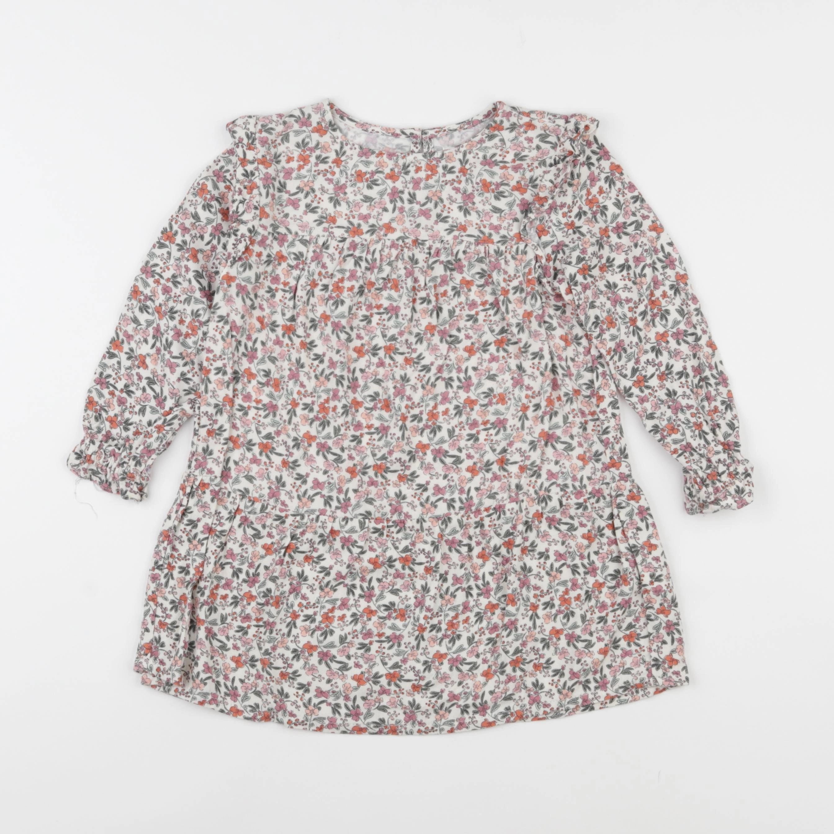 Vertbaudet - robe multicolore - 3 ans
