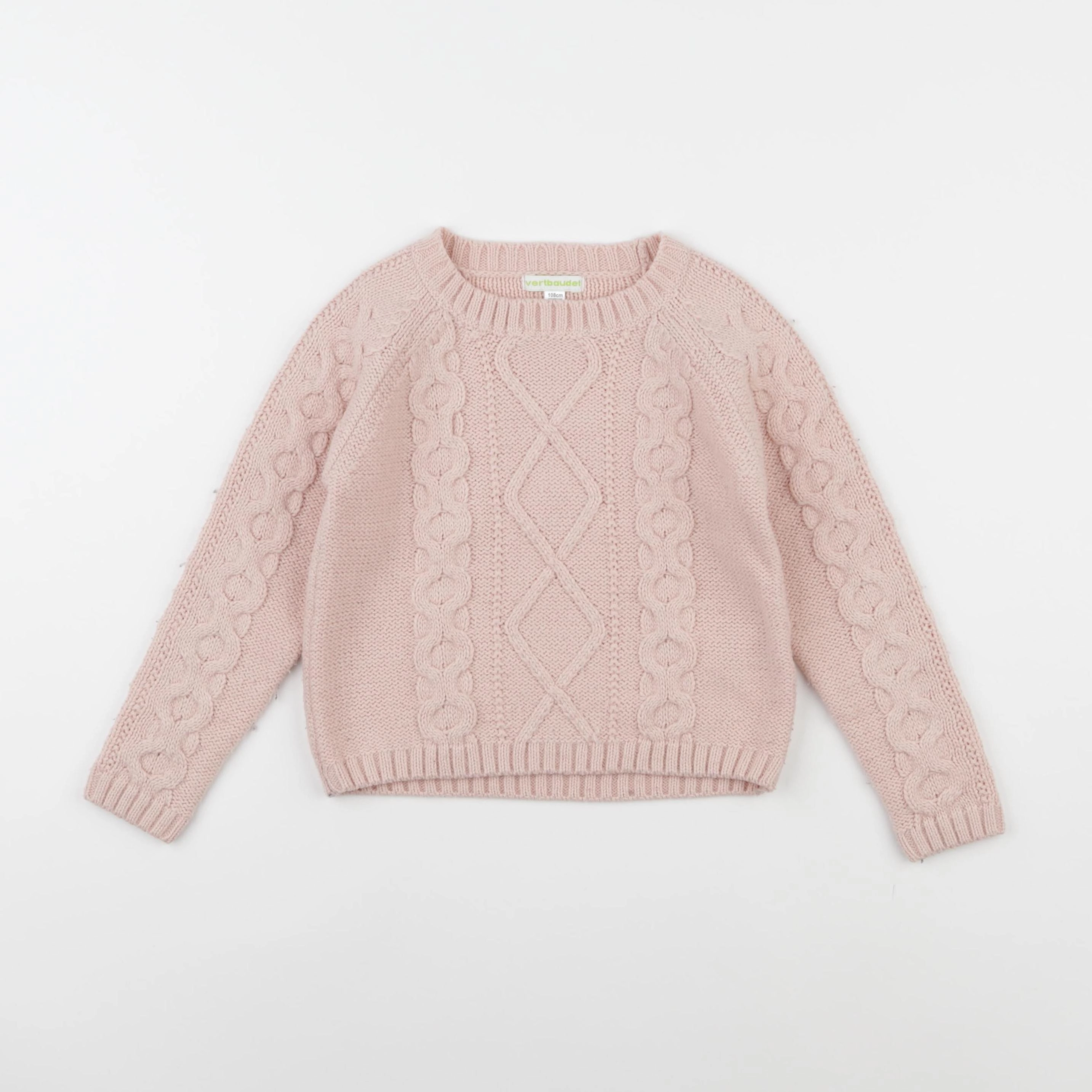 Vertbaudet - pull rose - 5 ans