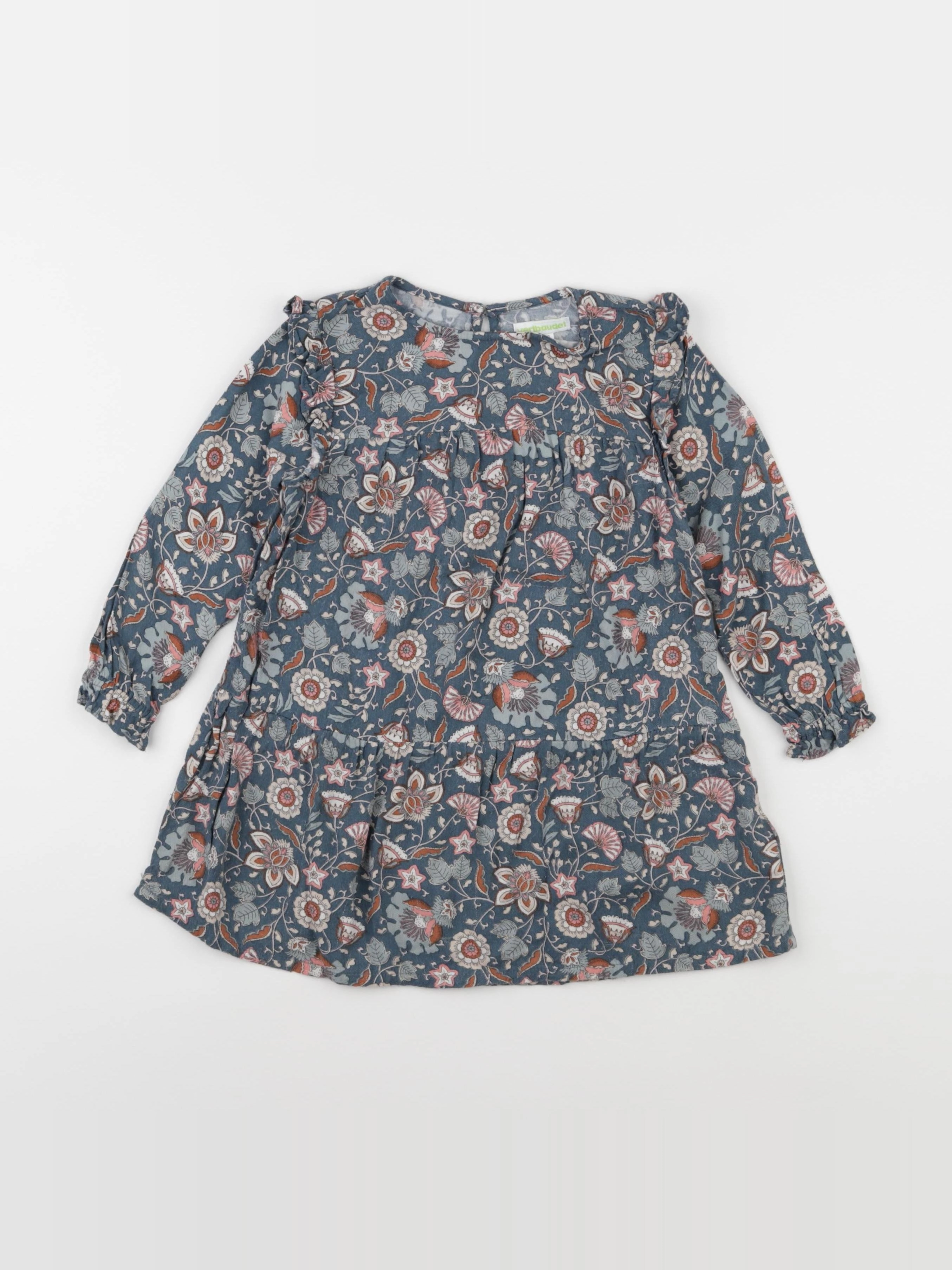 Vertbaudet - robe bleu - 3 ans