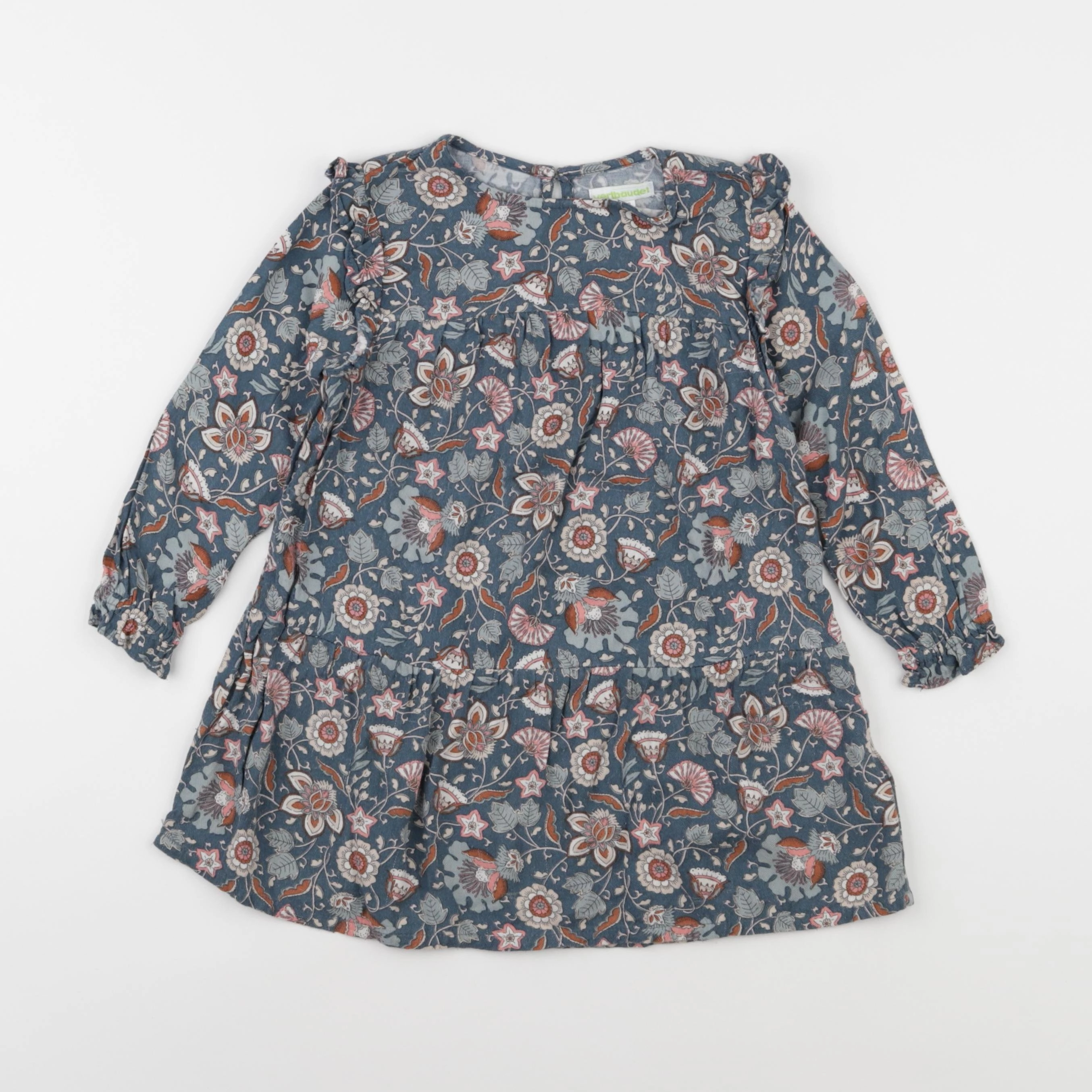 Vertbaudet - robe bleu - 3 ans
