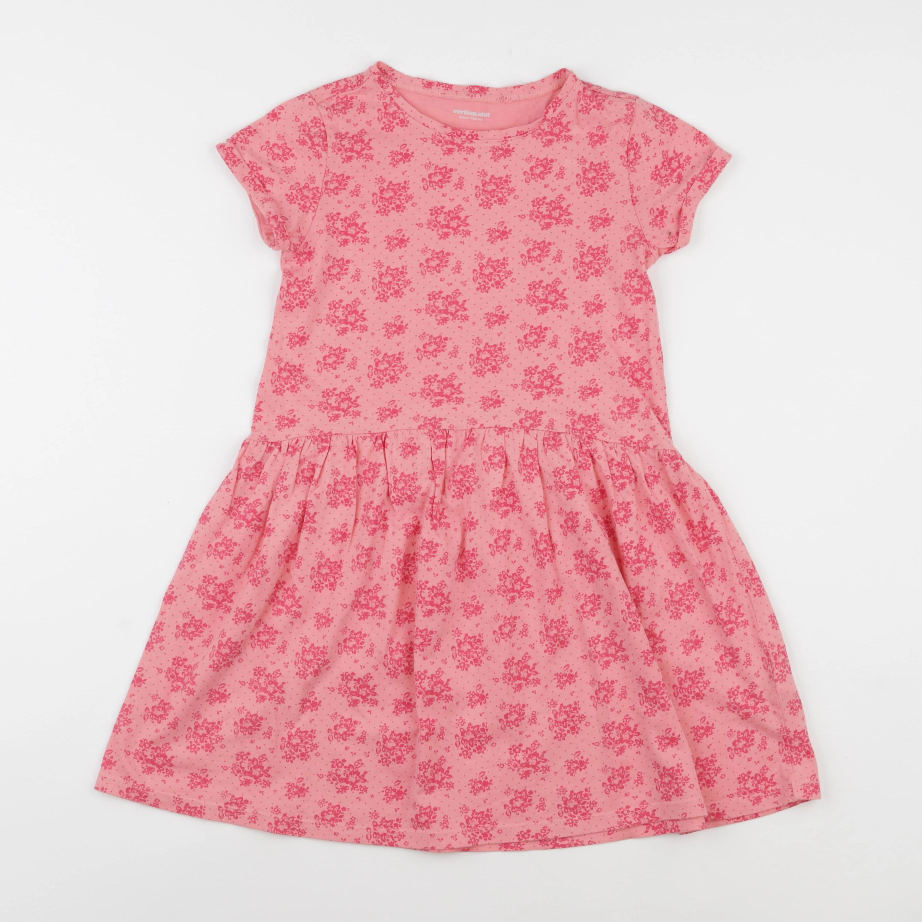 Vertbaudet - robe rose - 8 ans