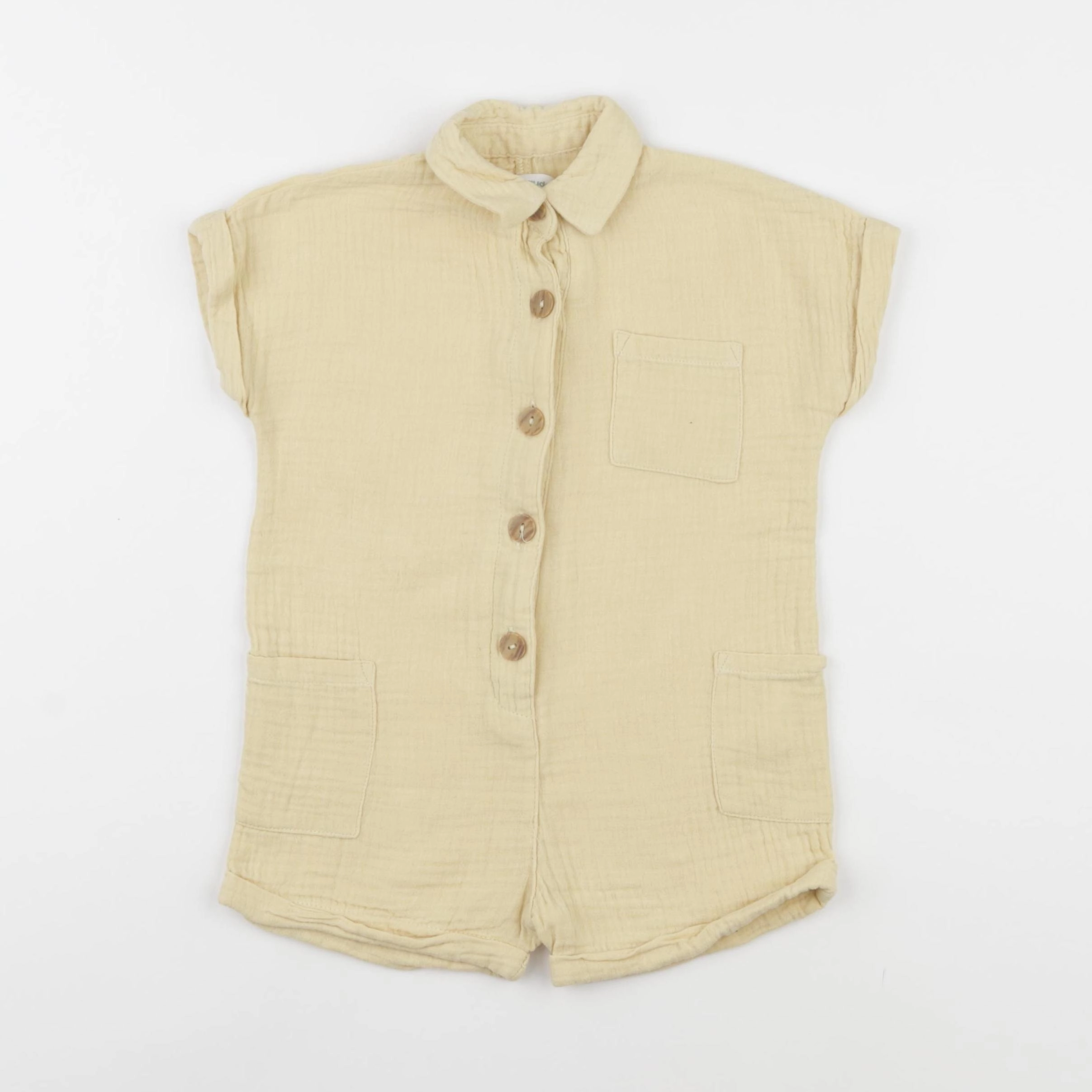 Vertbaudet - combinaison jaune - 2 ans