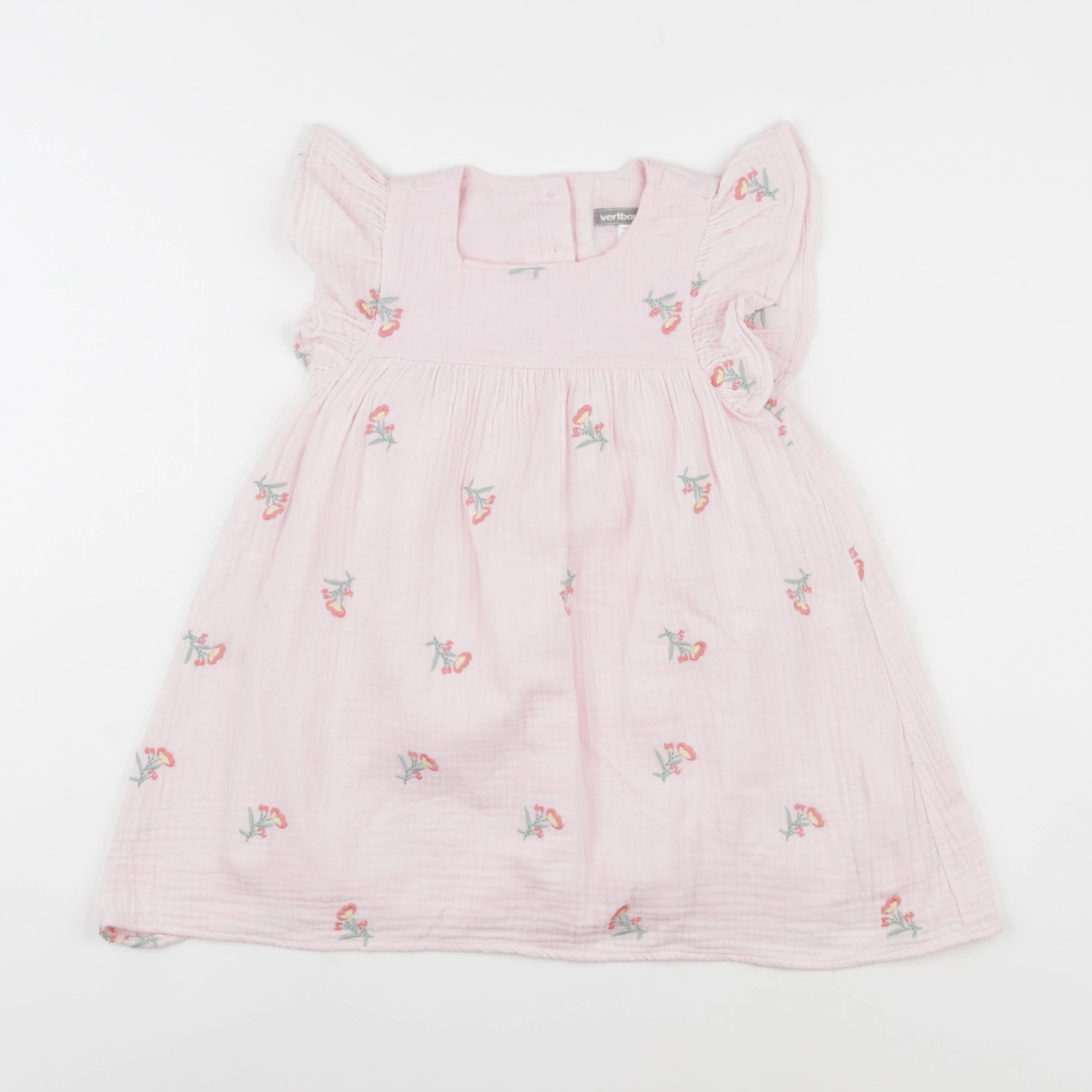 Vertbaudet - robe rose - 4 ans