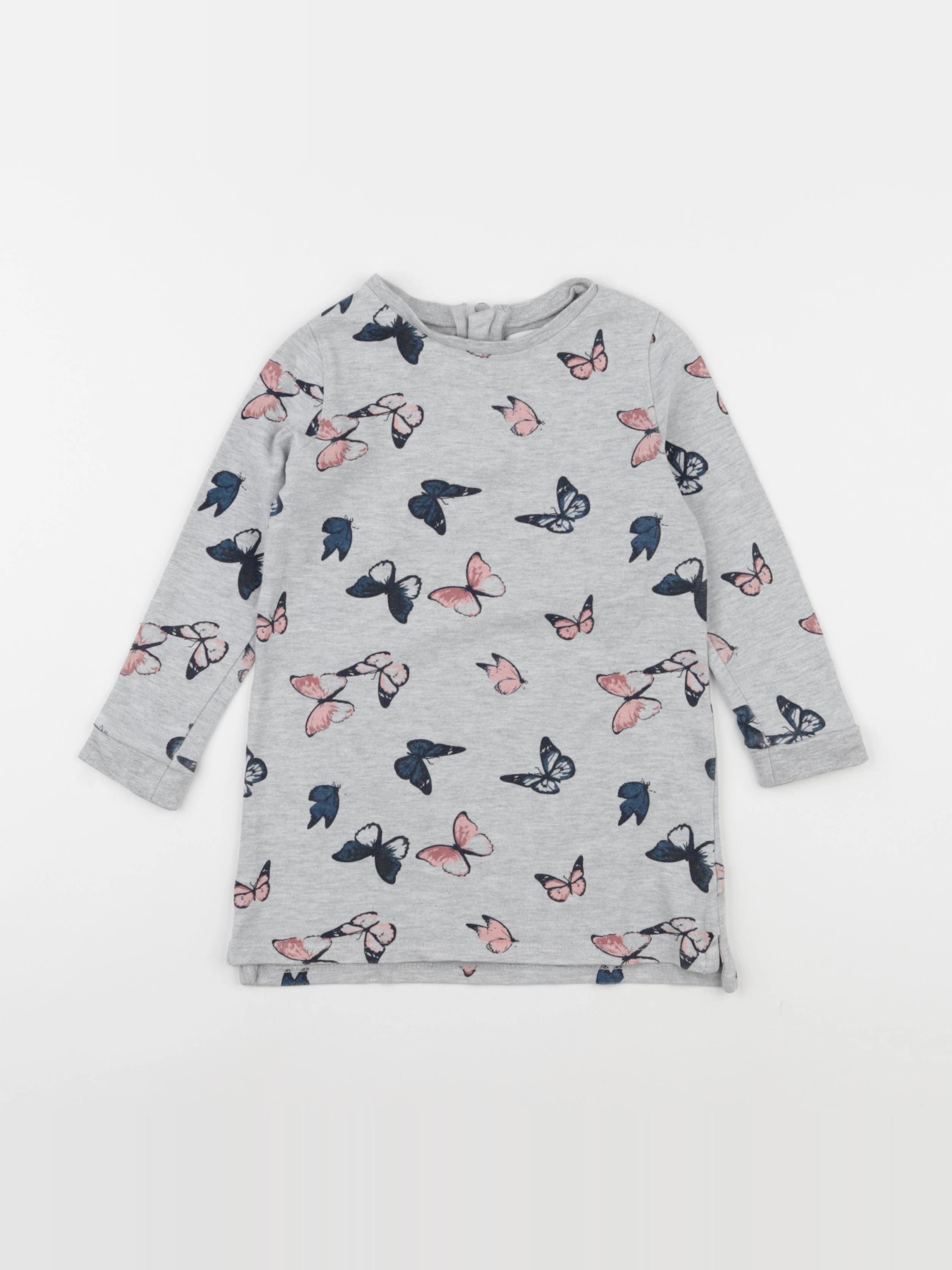 Vertbaudet - robe gris - 3 ans