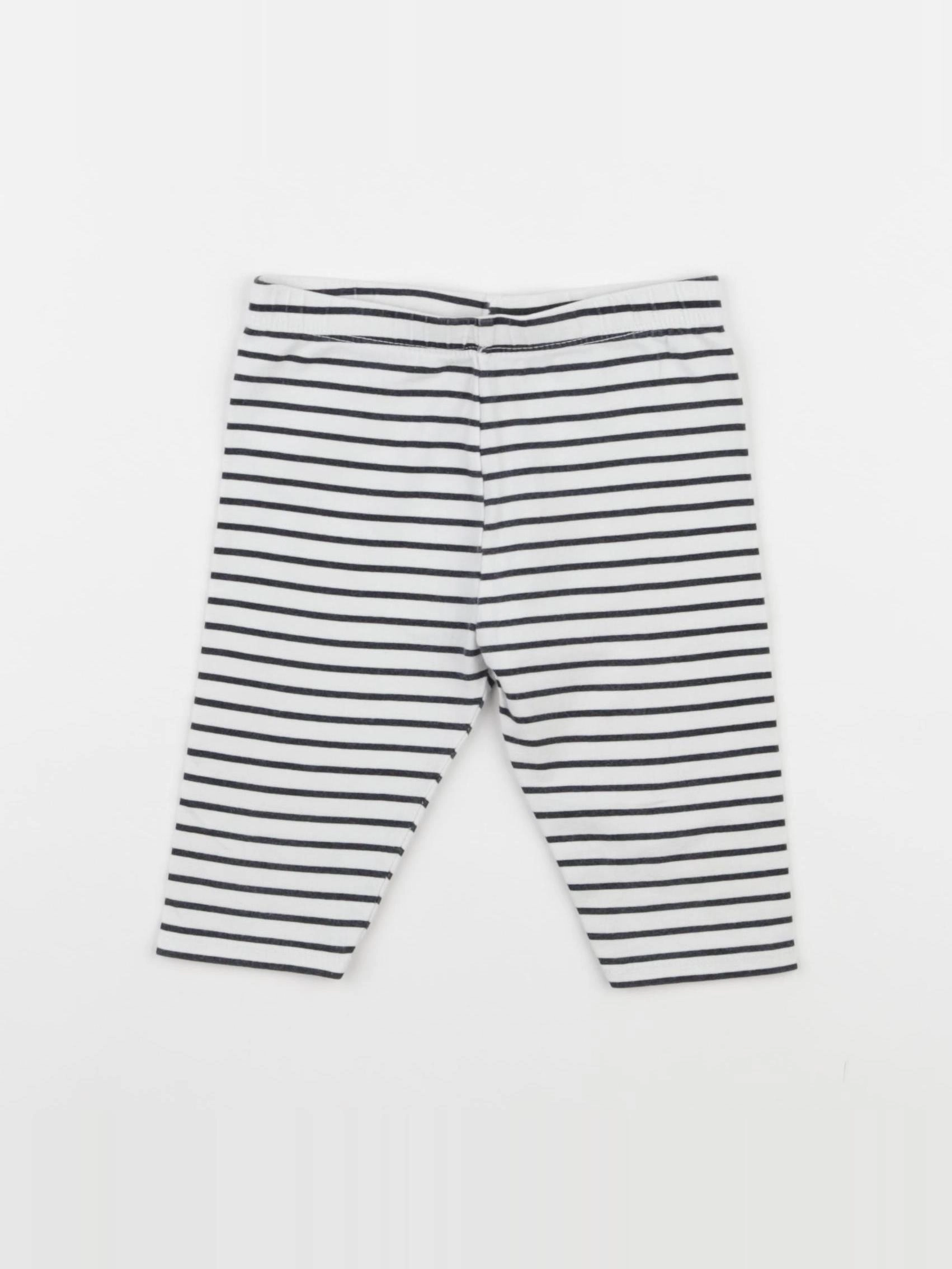 Vertbaudet - legging court blanc - 18 mois