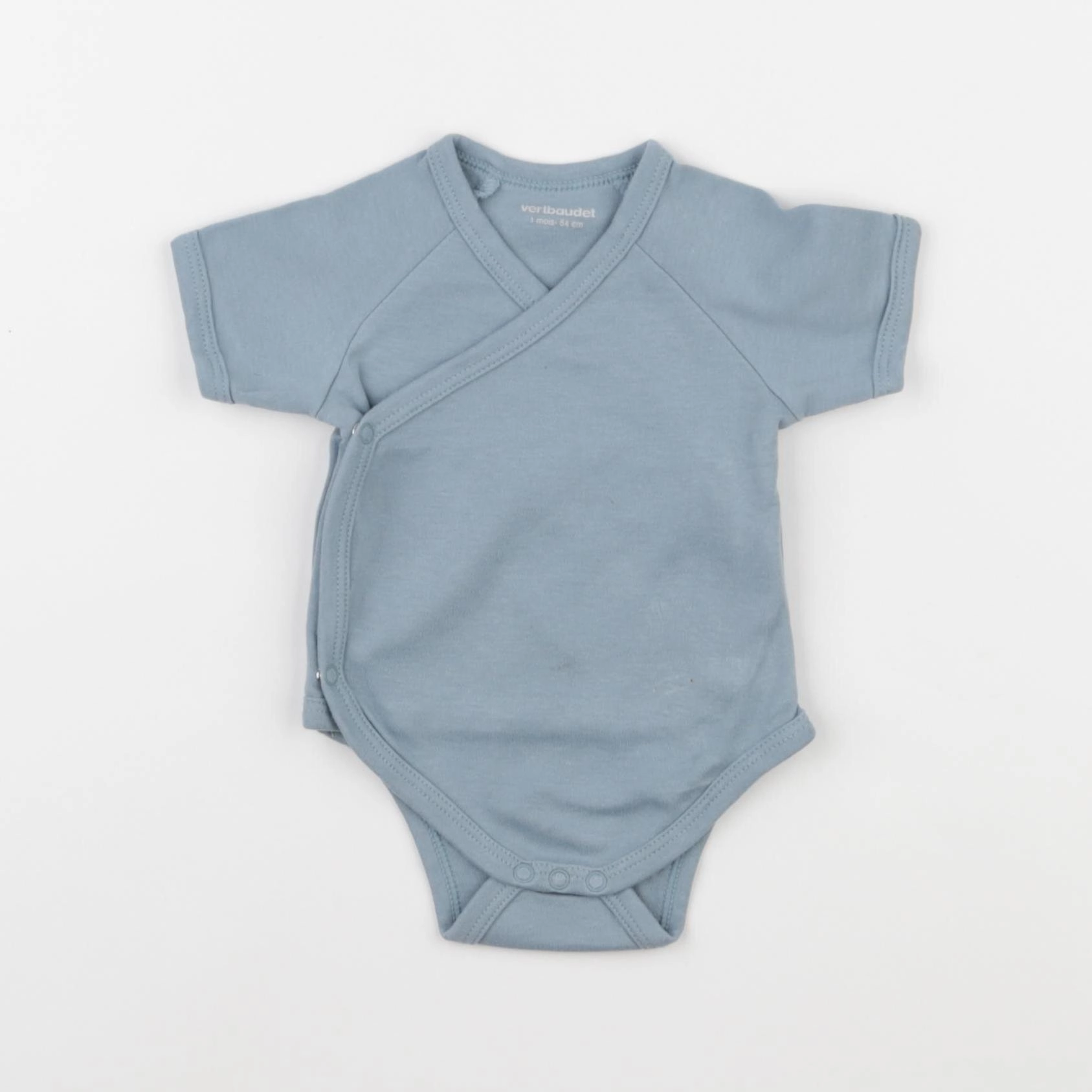Vertbaudet - body bleu - 1 mois
