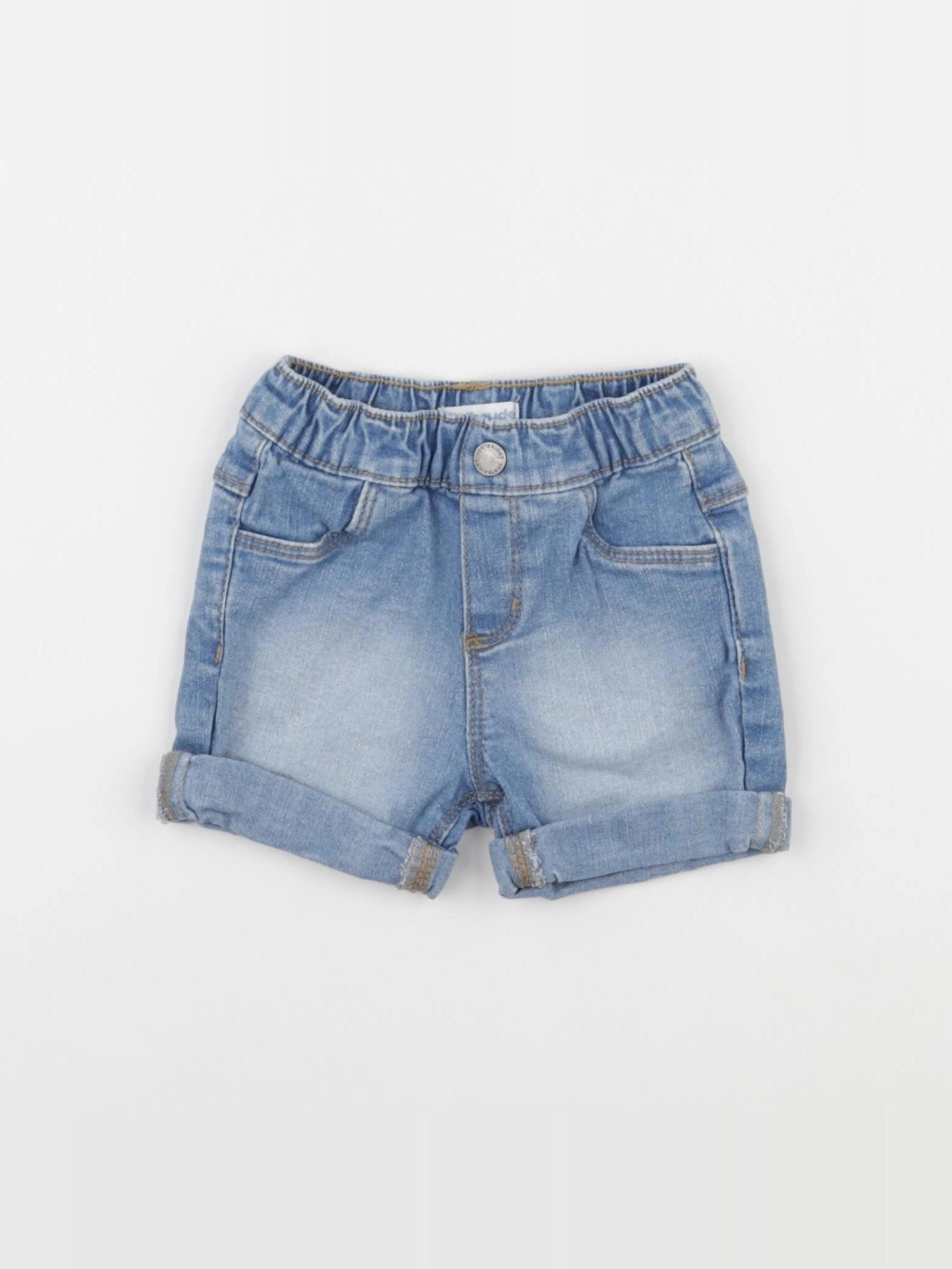 Vertbaudet - short bleu - 6 mois