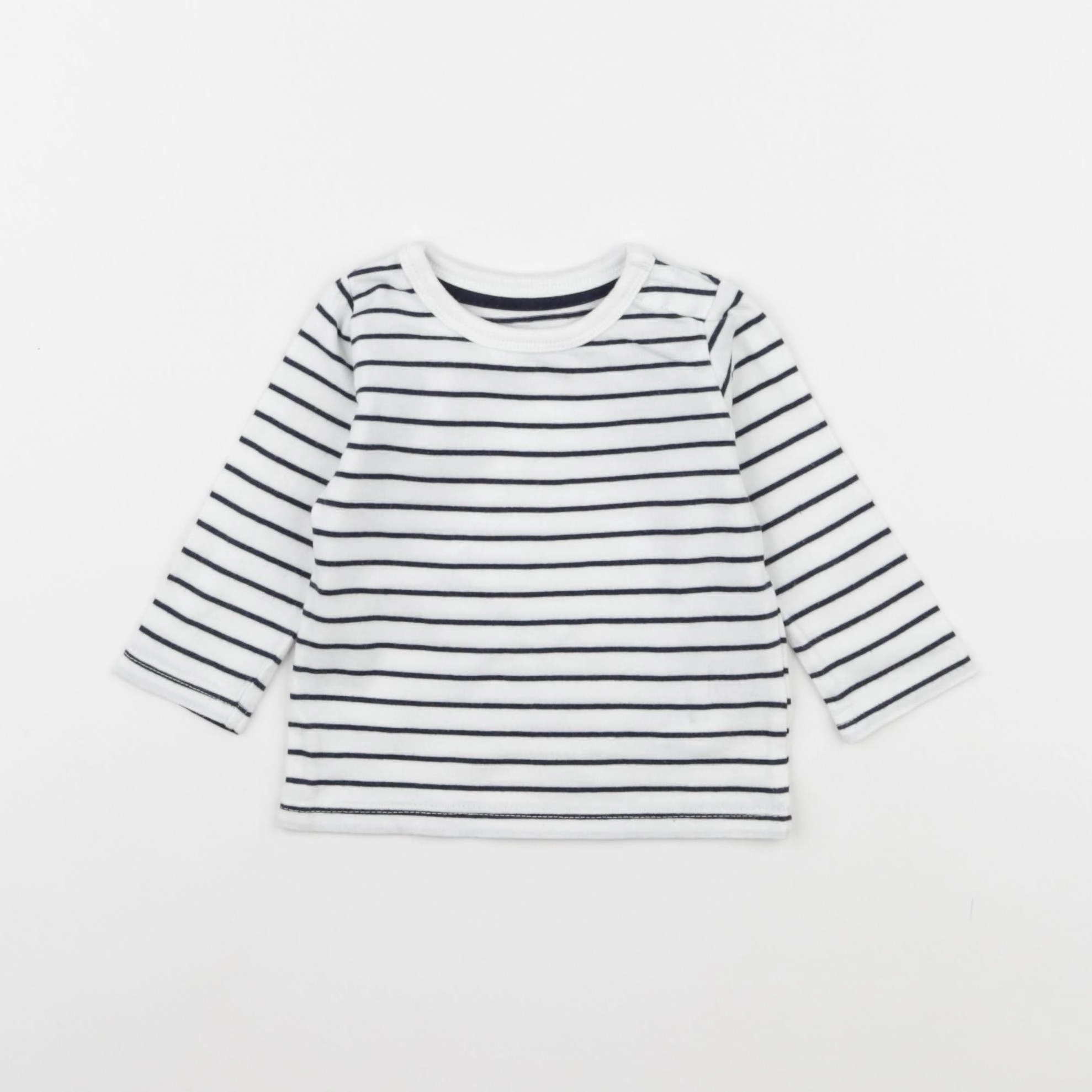 Vertbaudet - tee-shirt bleu - 3 mois