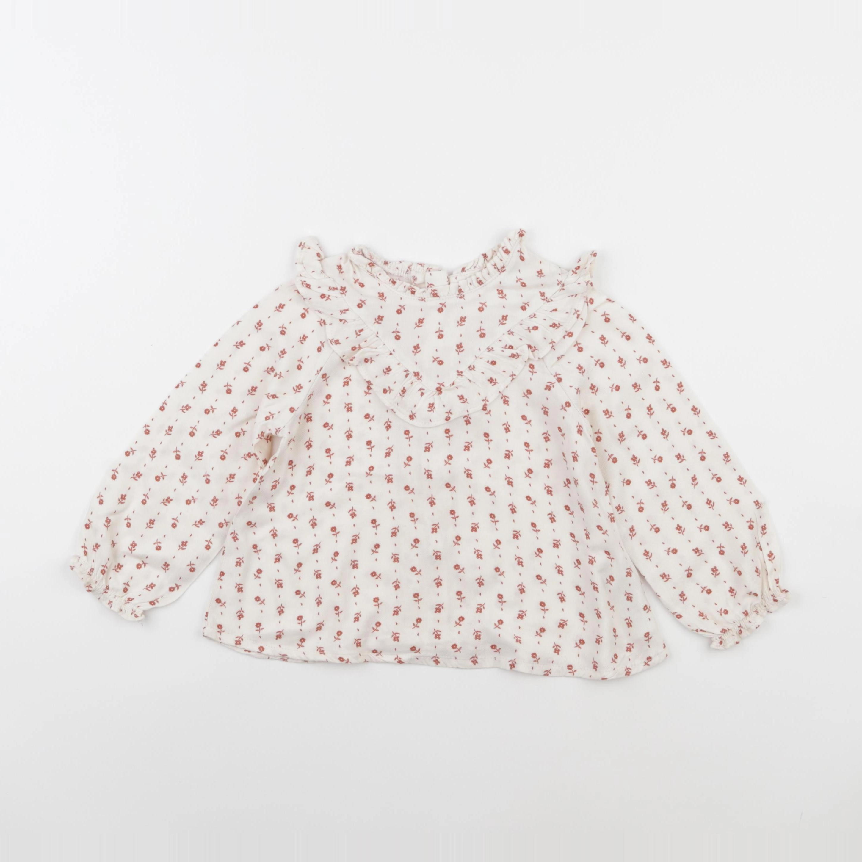 Vertbaudet - blouse blanc - 24 mois