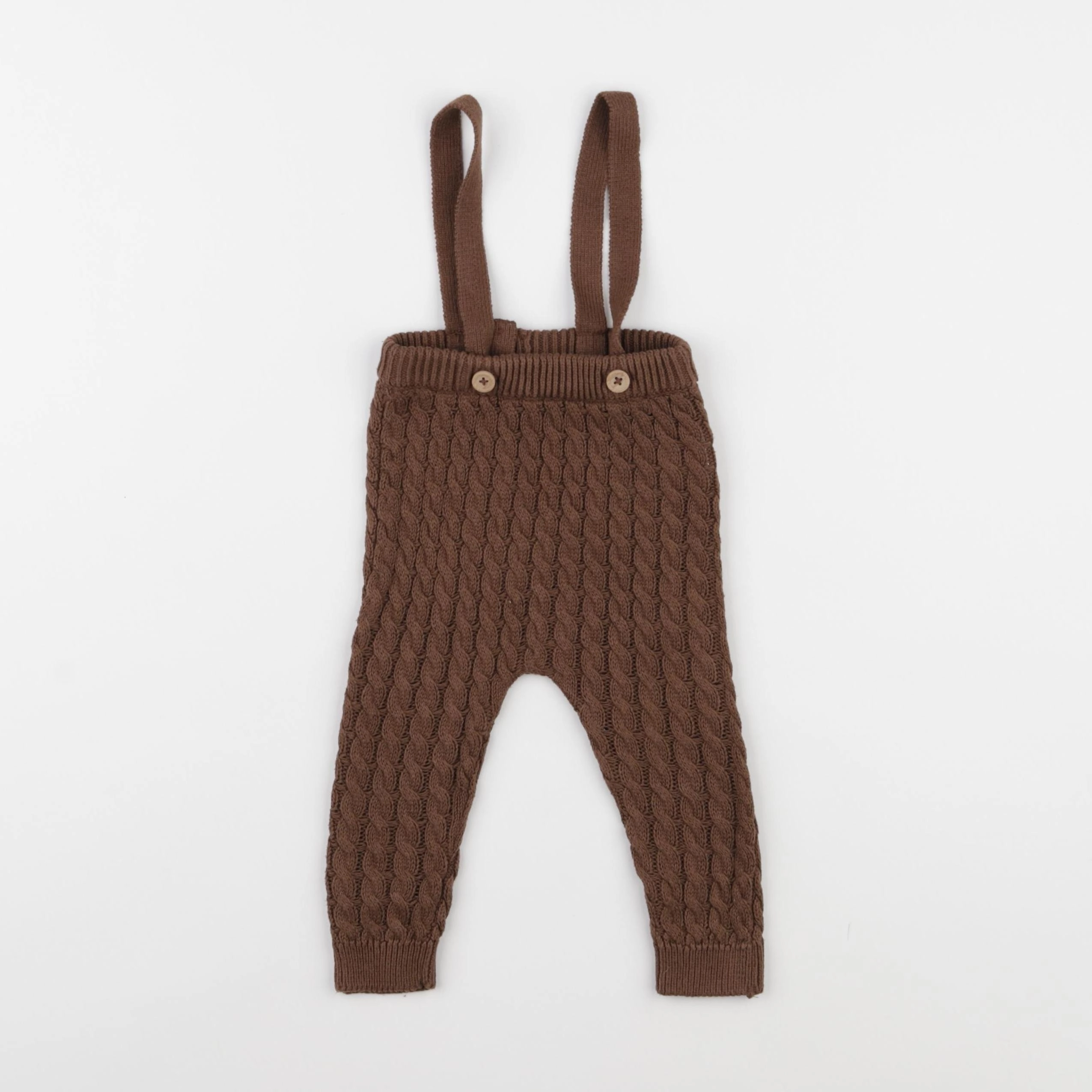 Vertbaudet - legging marron - 6 mois