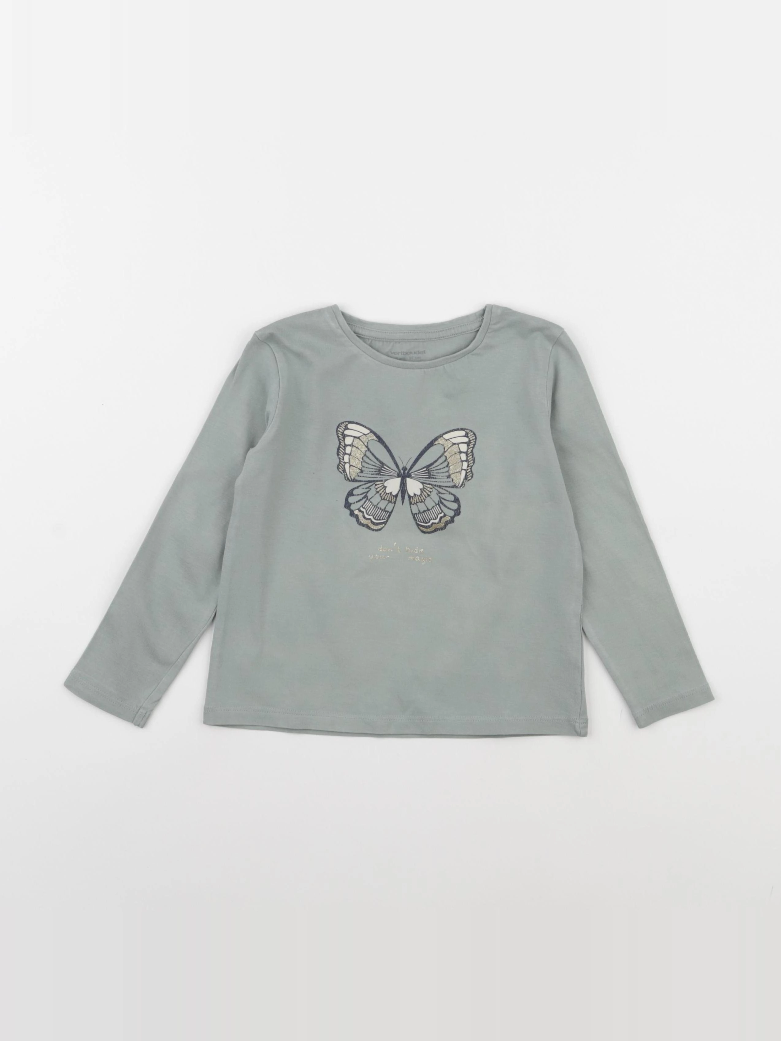 Vertbaudet - tee-shirt vert - 3 ans