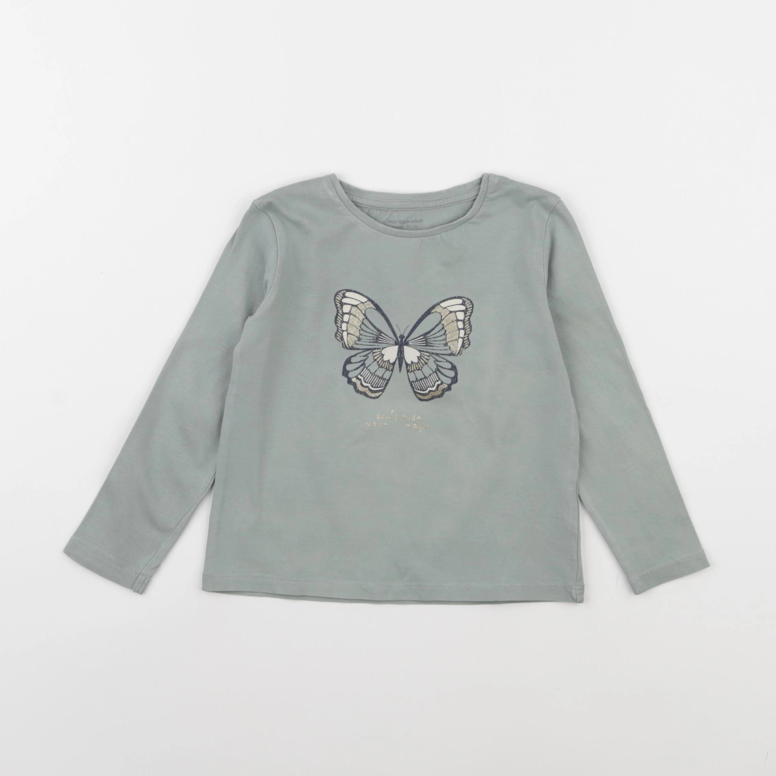 Vertbaudet - tee-shirt vert - 3 ans