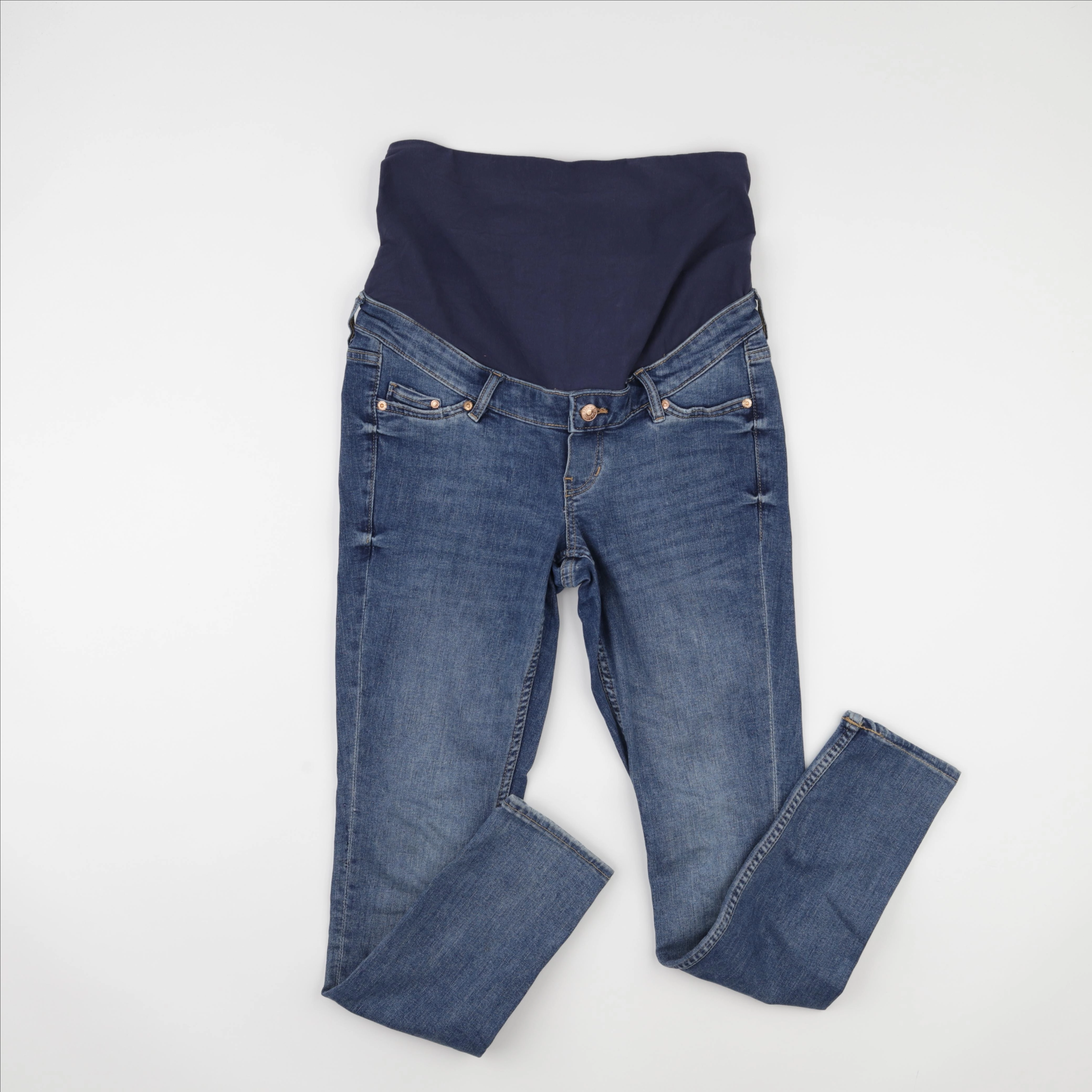 H&M - jean grossesse bleu - 36 à 38