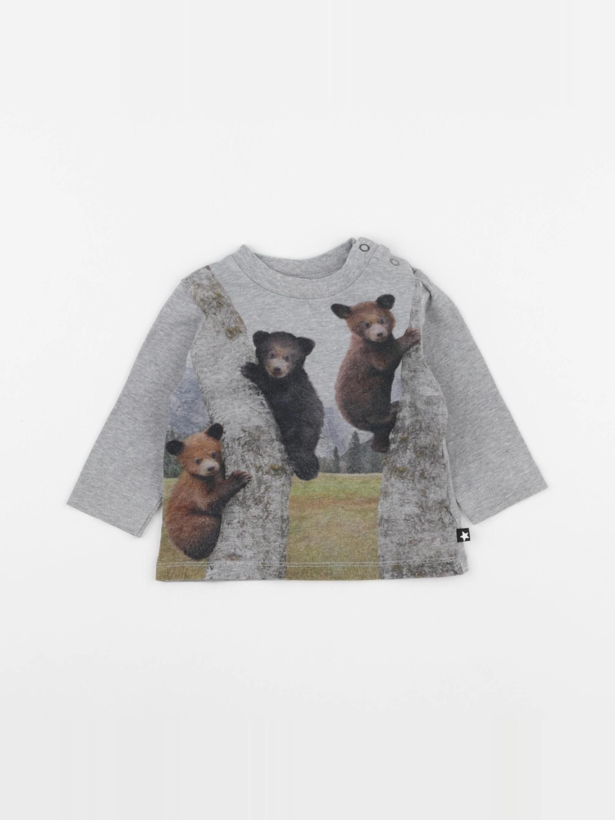Molo - tee-shirt gris - 3 mois