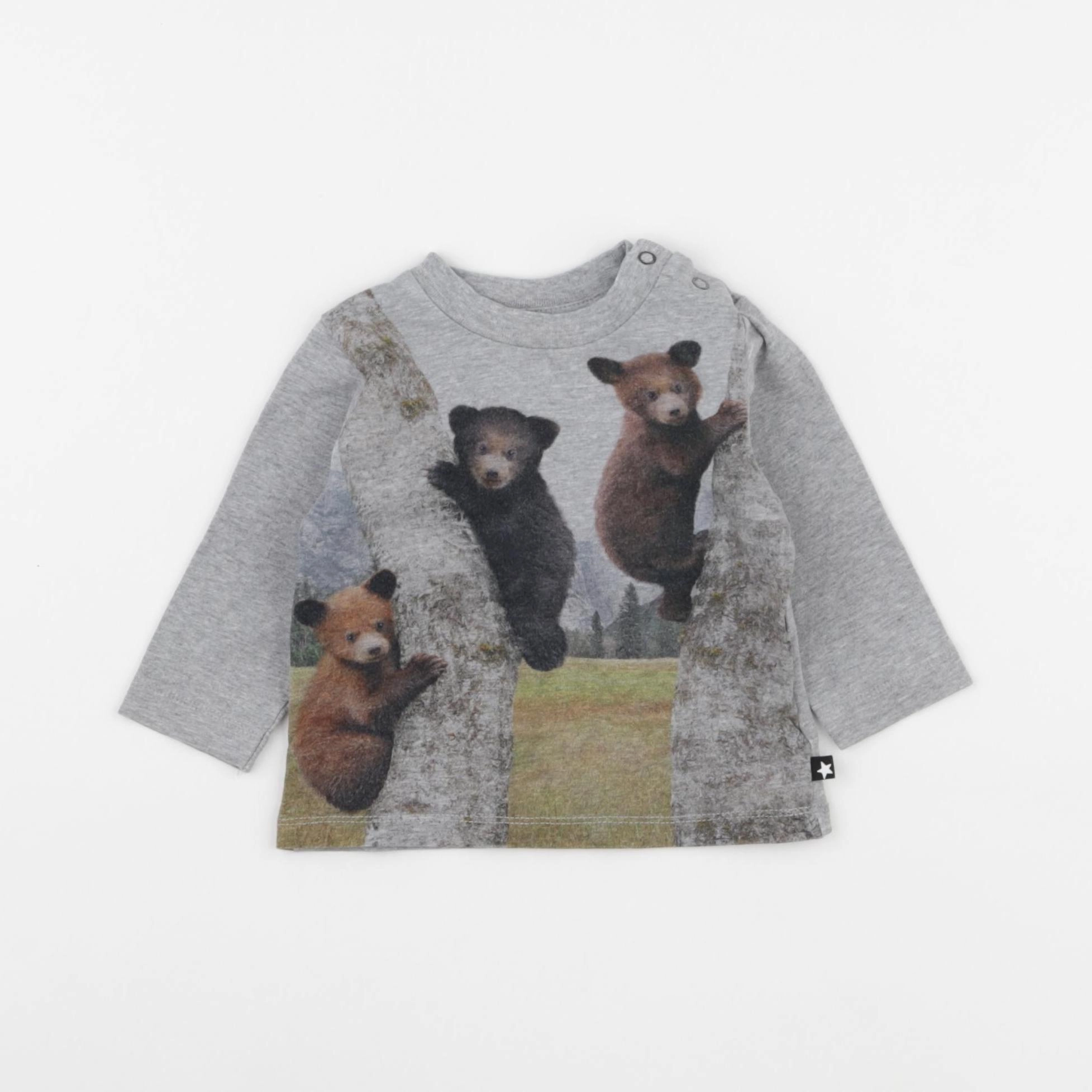 Molo - tee-shirt gris - 3 mois