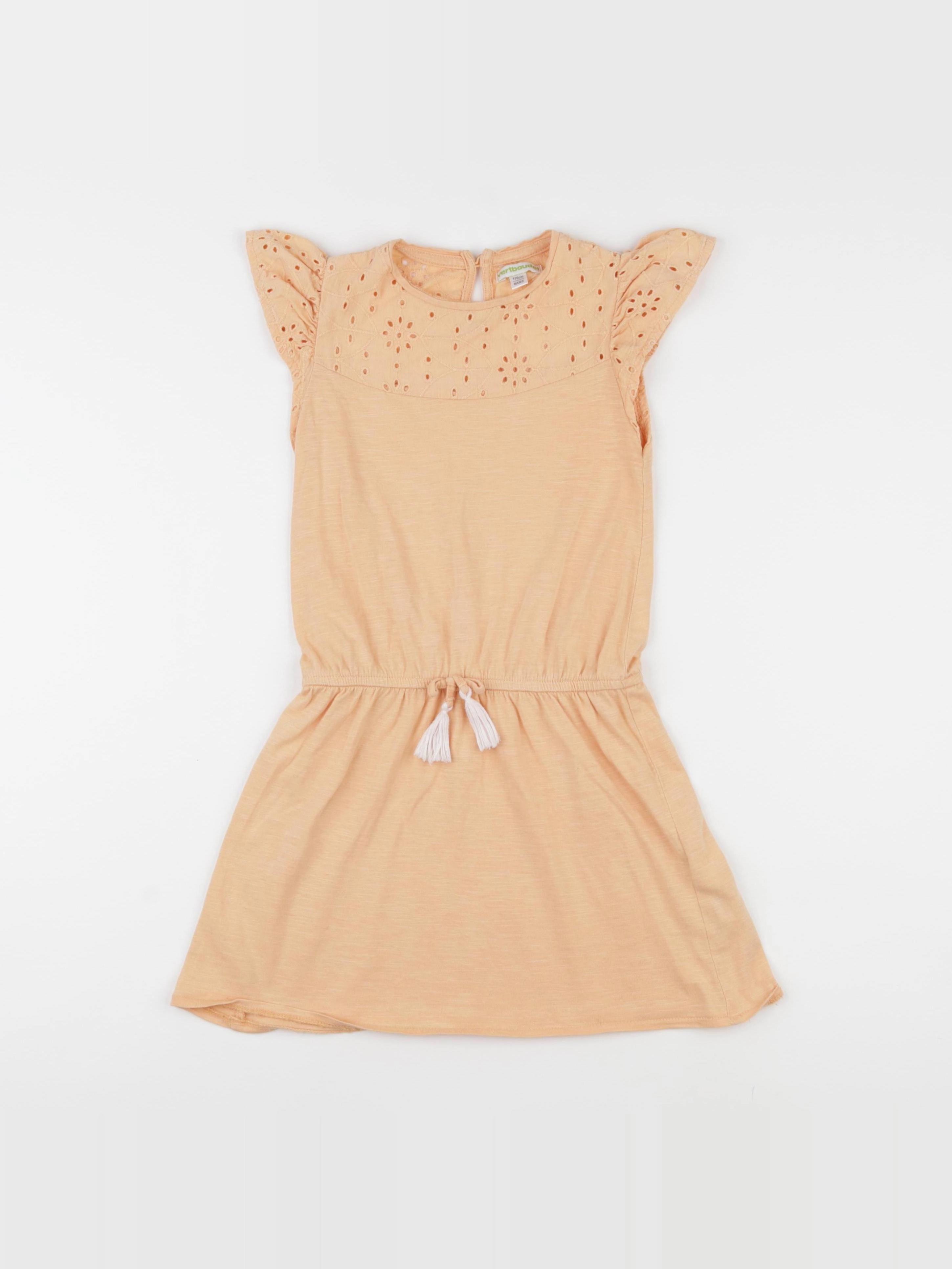 Vertbaudet - robe orange - 6 ans