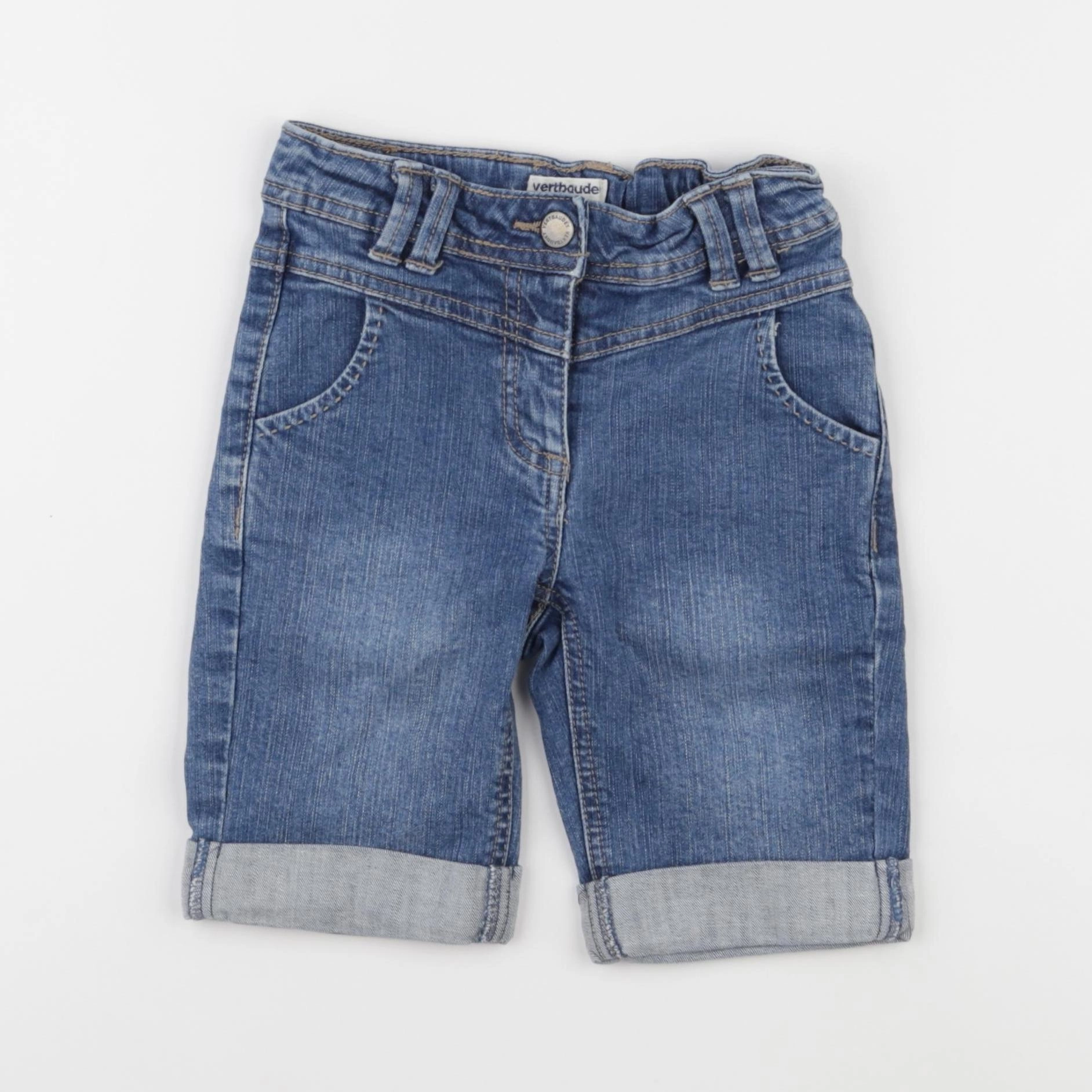 Vertbaudet - short bleu - 6 ans