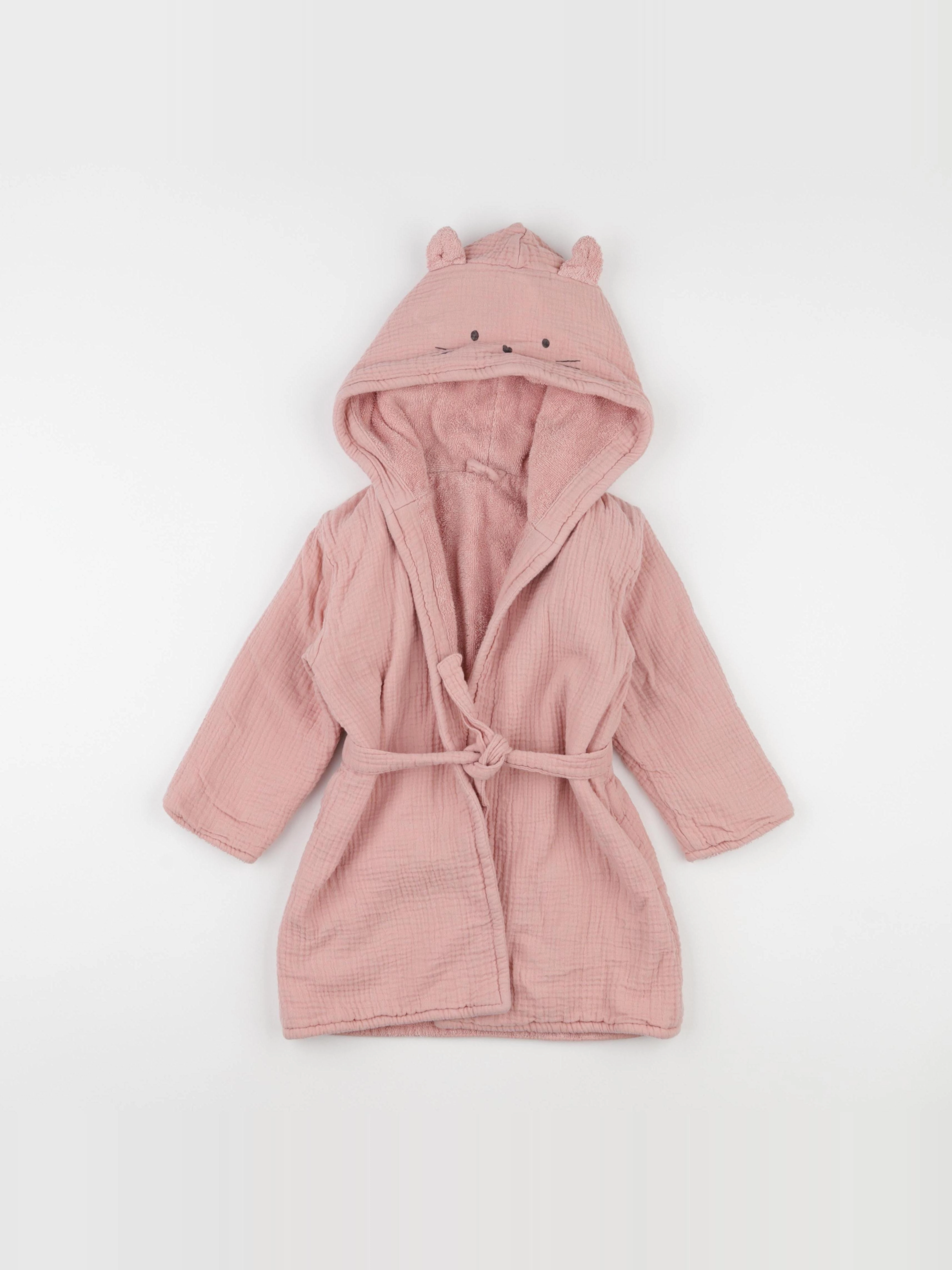 Vertbaudet - peignoir rose - 3 ans