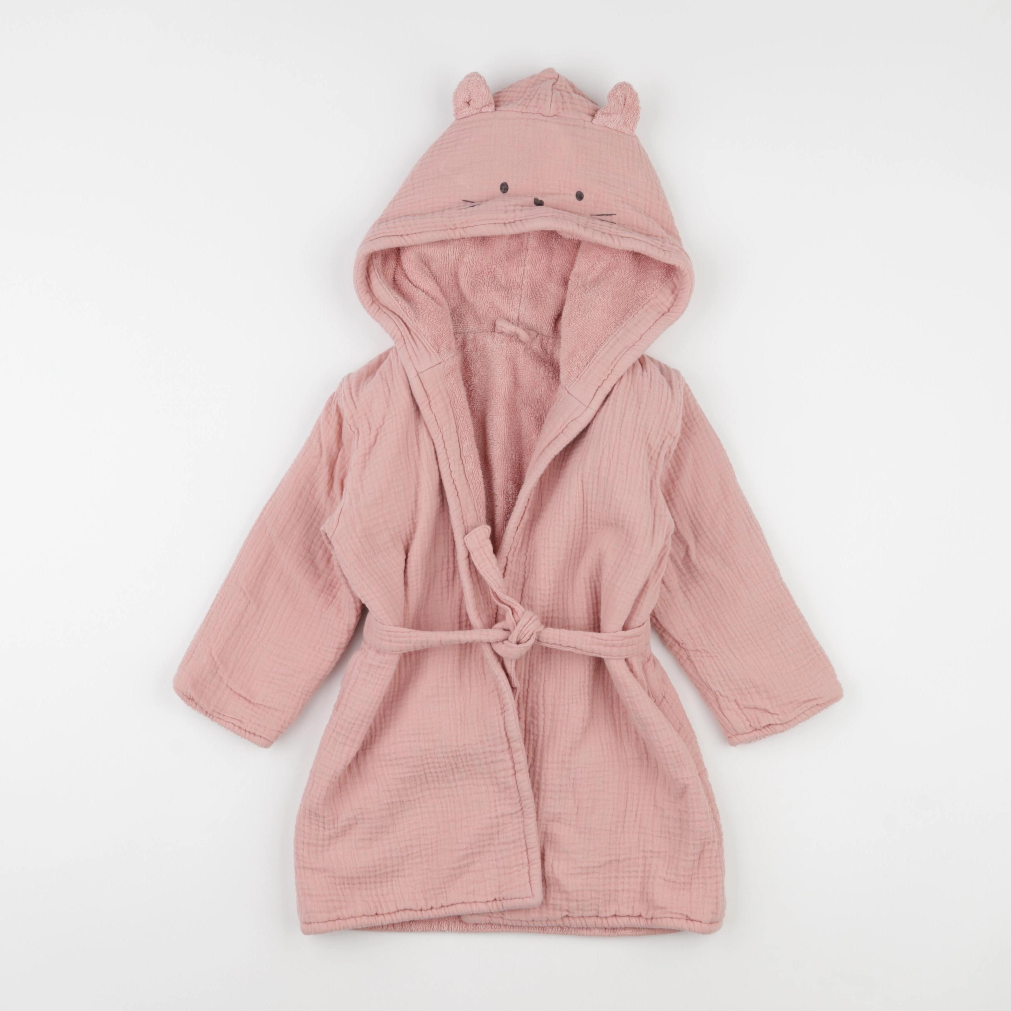 Vertbaudet - peignoir rose - 3 ans