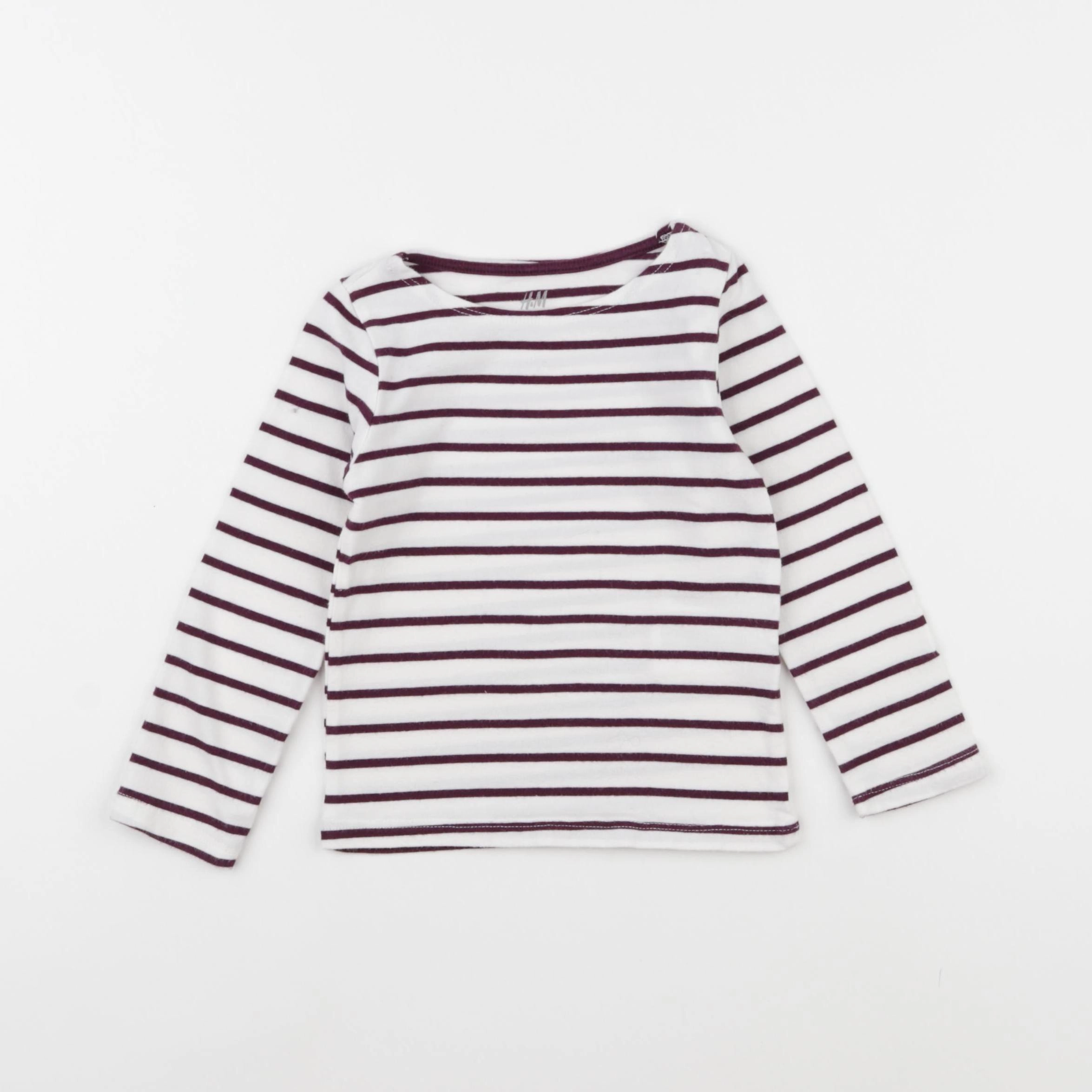 H&M - tee-shirt blanc - 18/24 mois