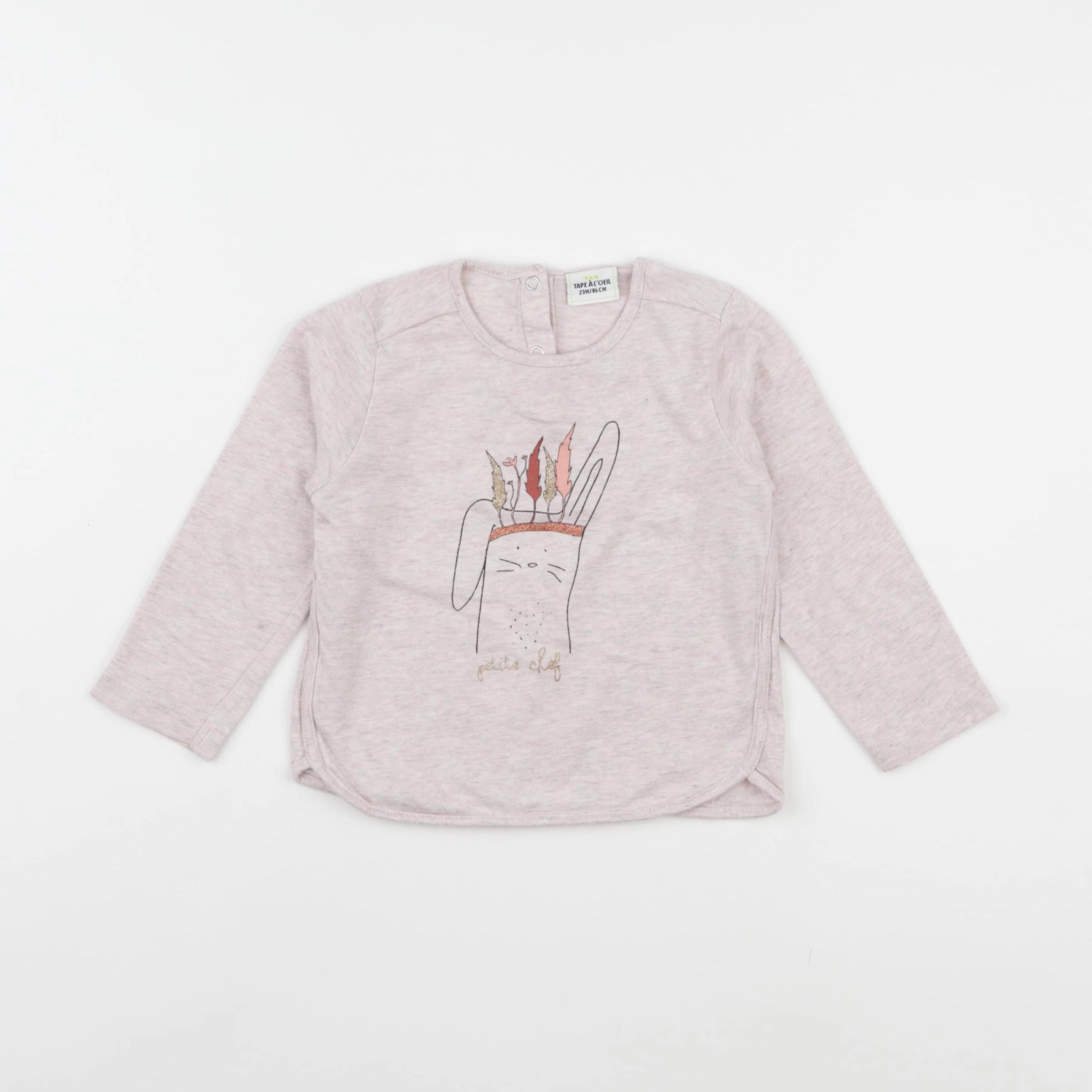 Tape à l'oeil - tee-shirt rose - 23 mois